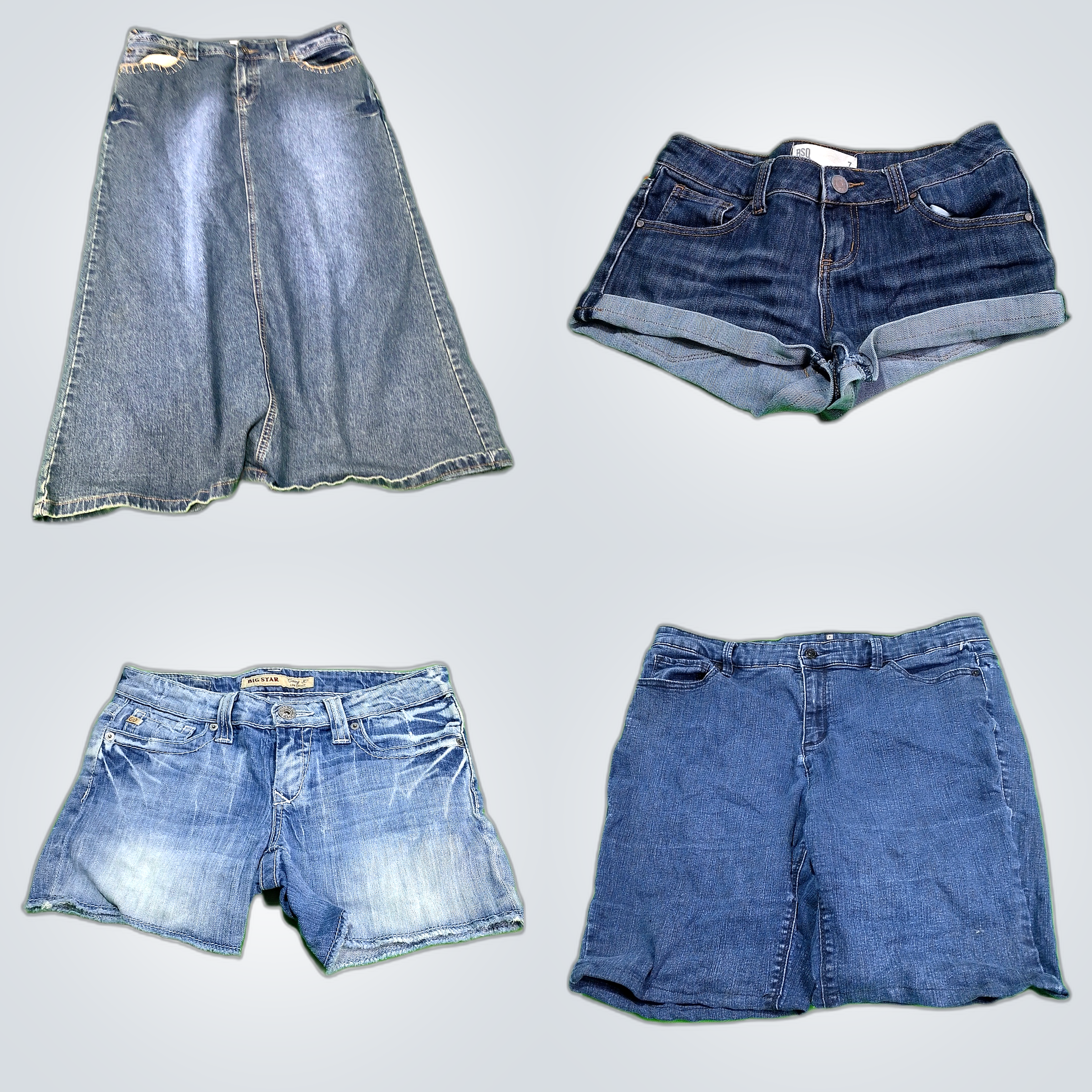 Y2K Denim Skirt Bundle