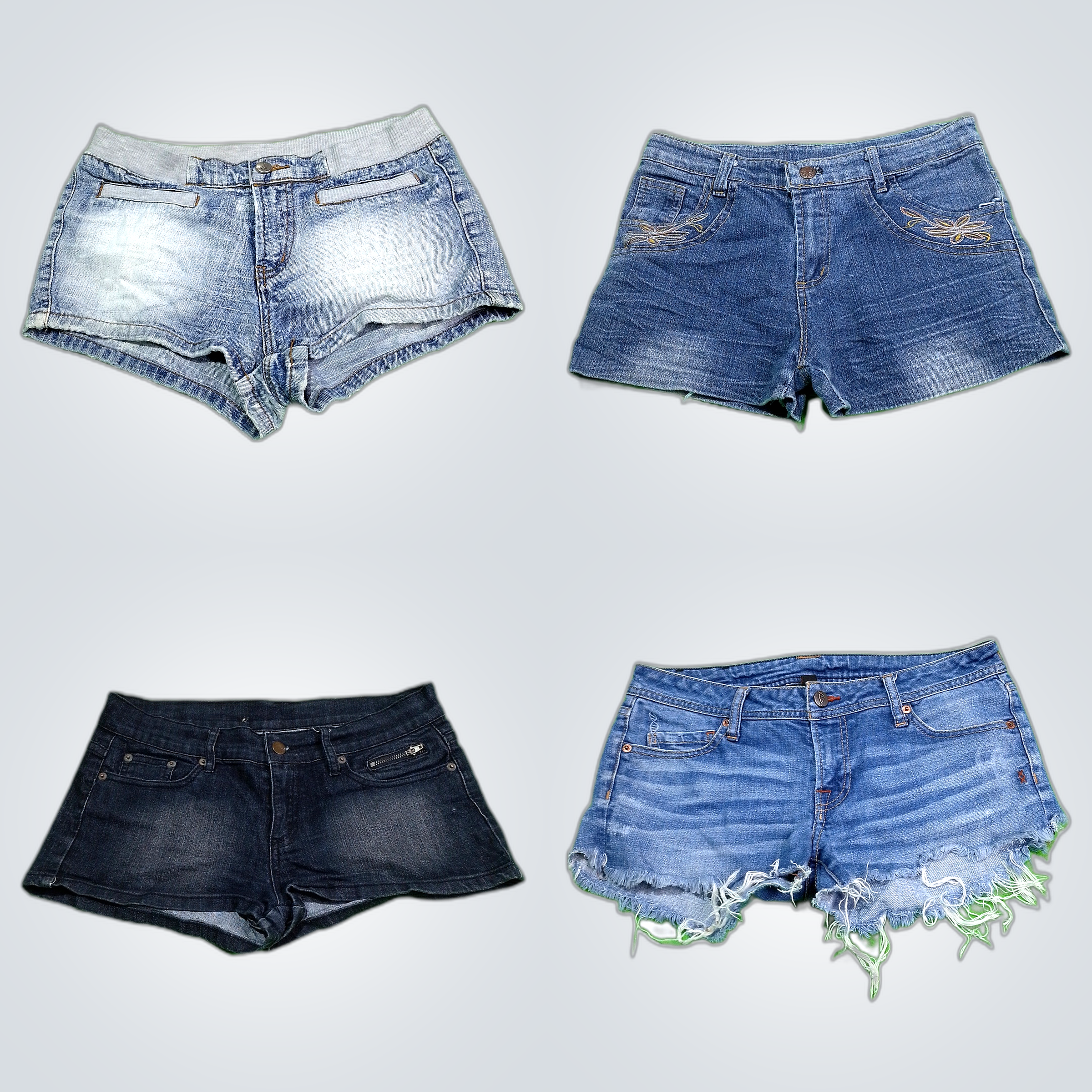 Y2K Denim Shorts Bundle