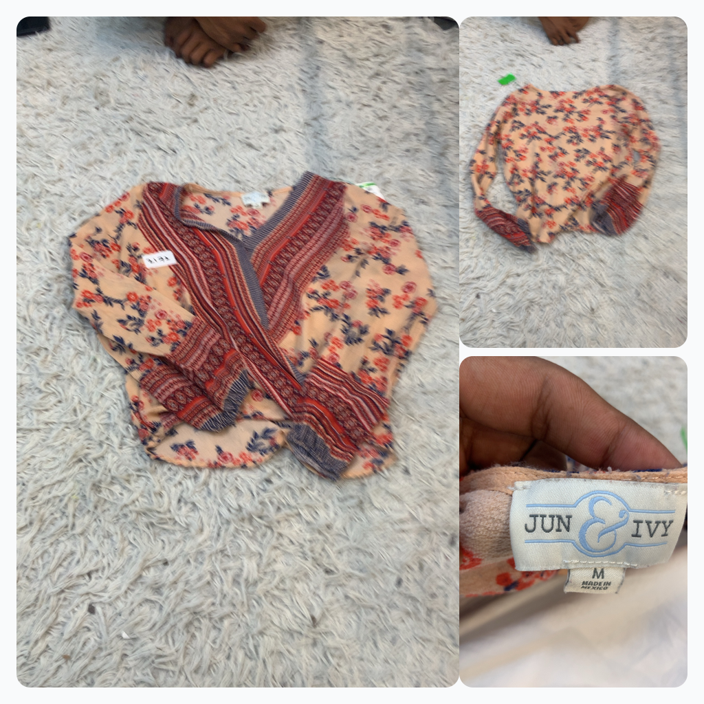 Bluse mit floralem Druck