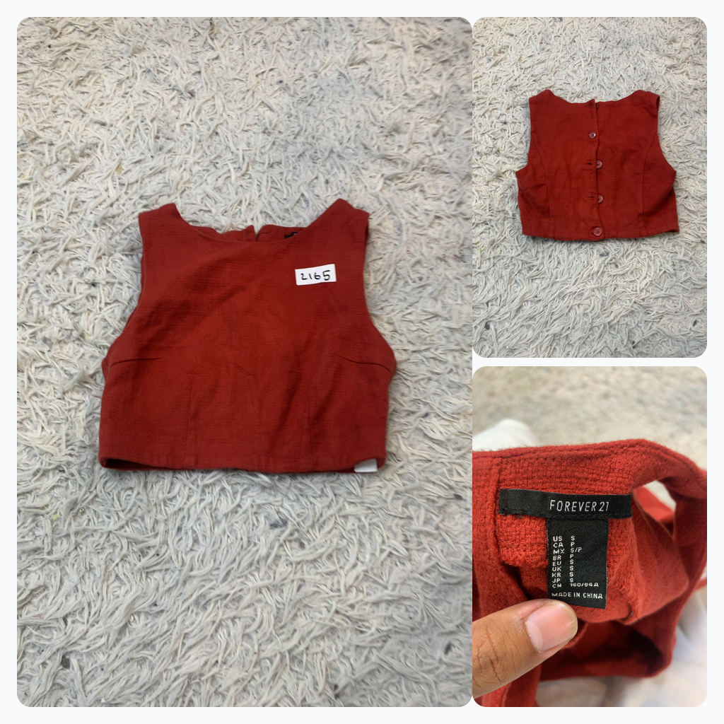 Forever 21 Sleeveless Crop Top