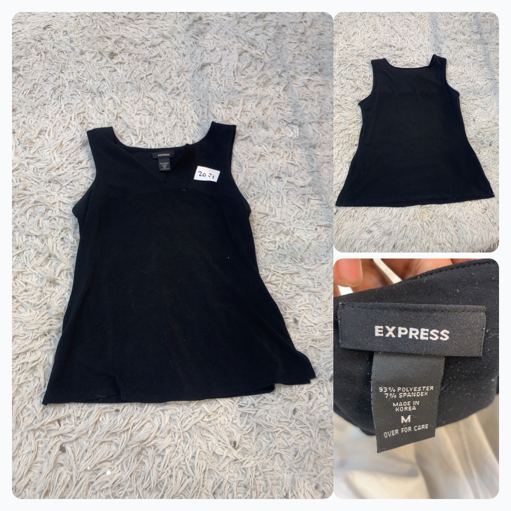 Express Black Tank Top