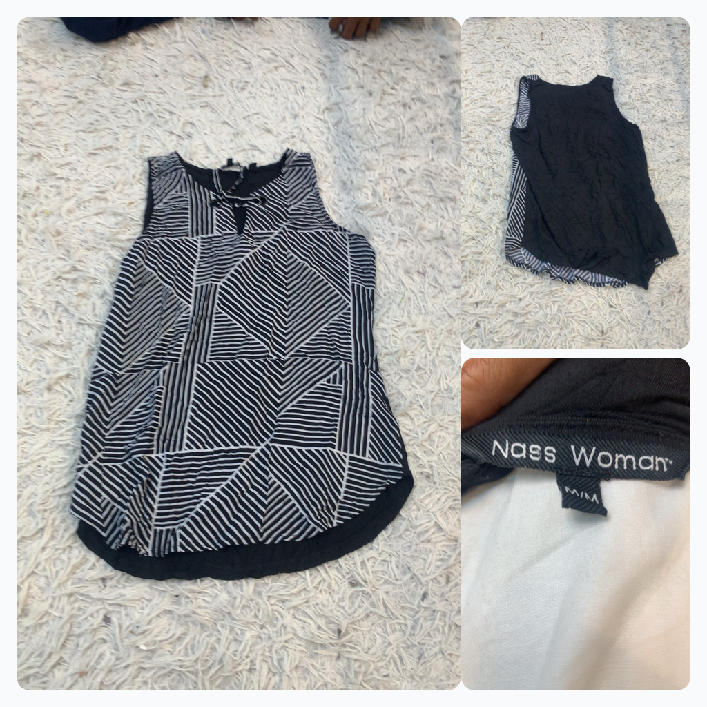 Printed Sleeveless Top
