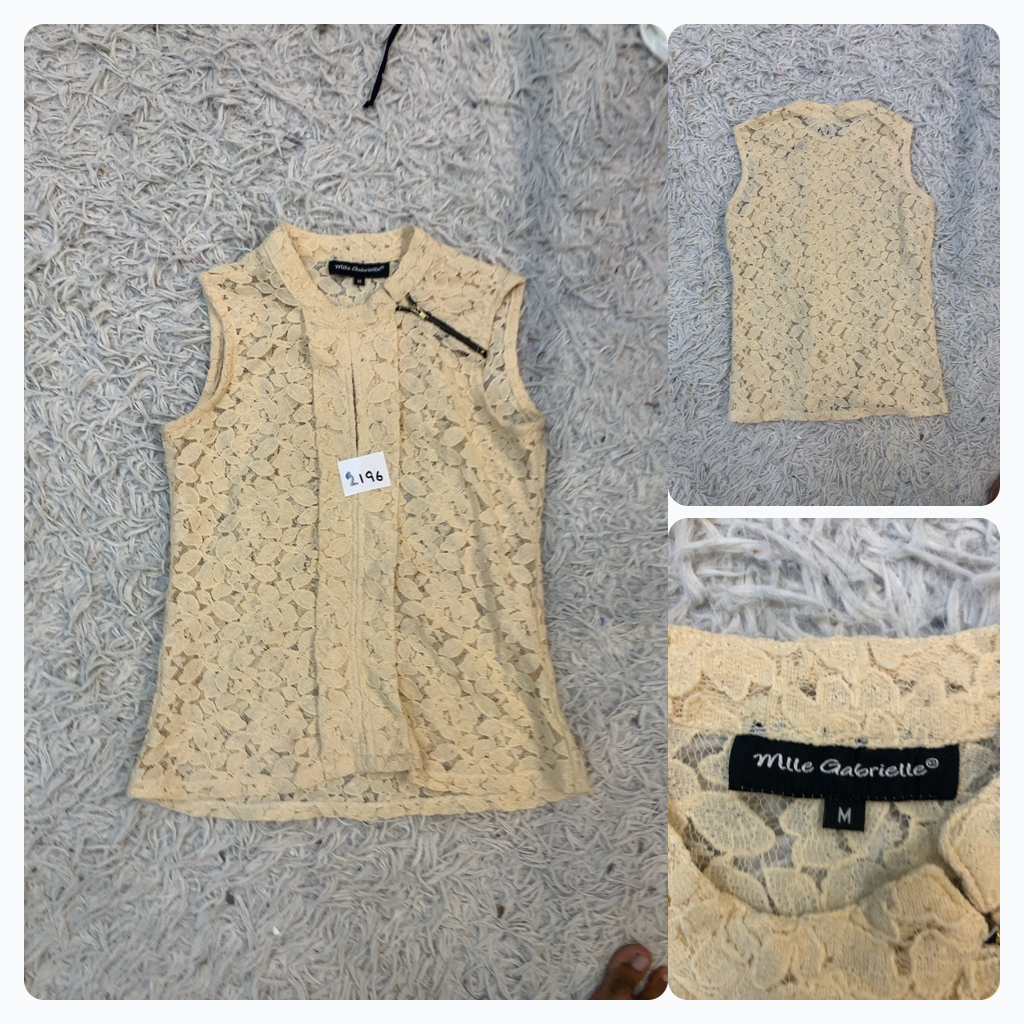 Mille Gabrielle Lace Sleeveless Top