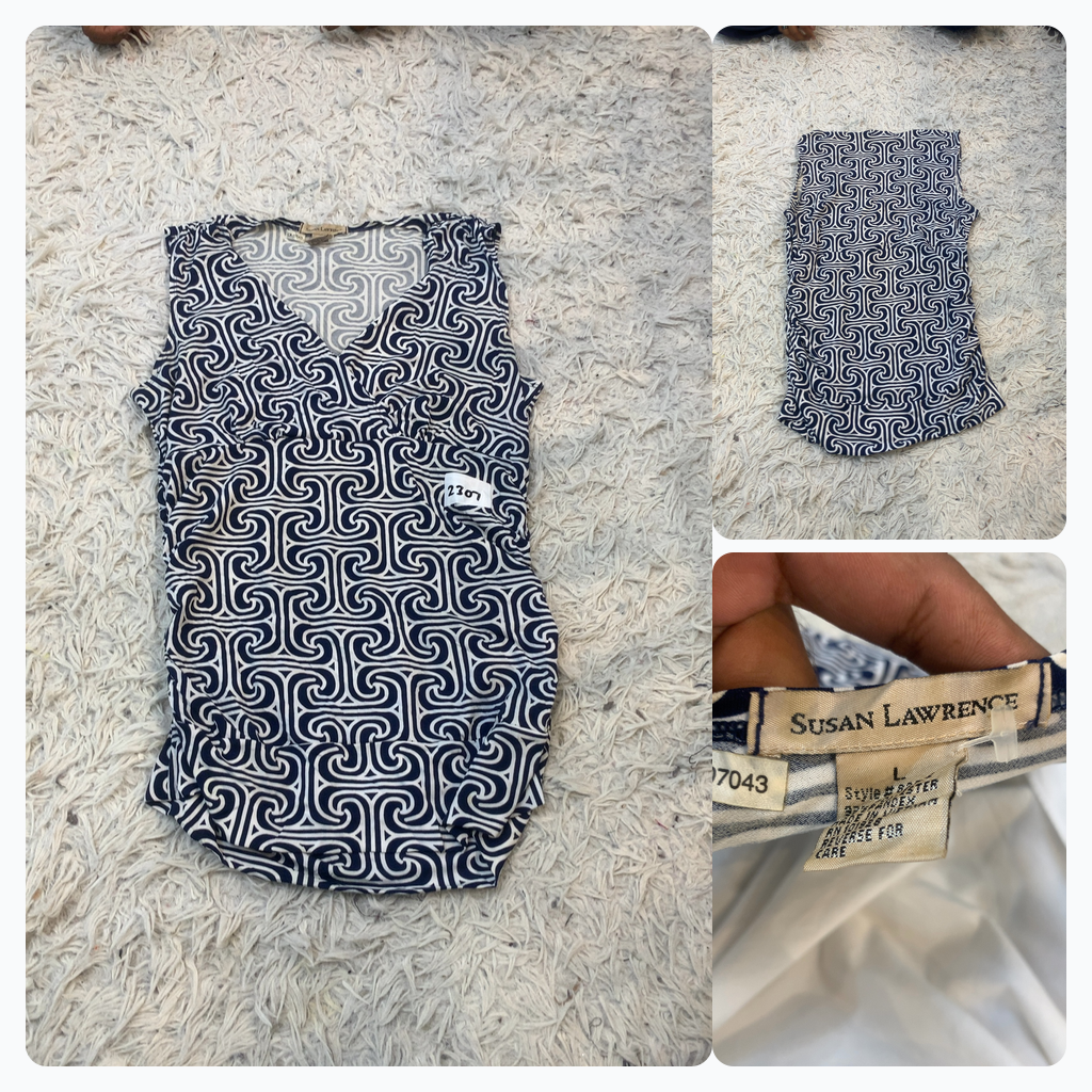 Susan Lawrence Sleeveless Top