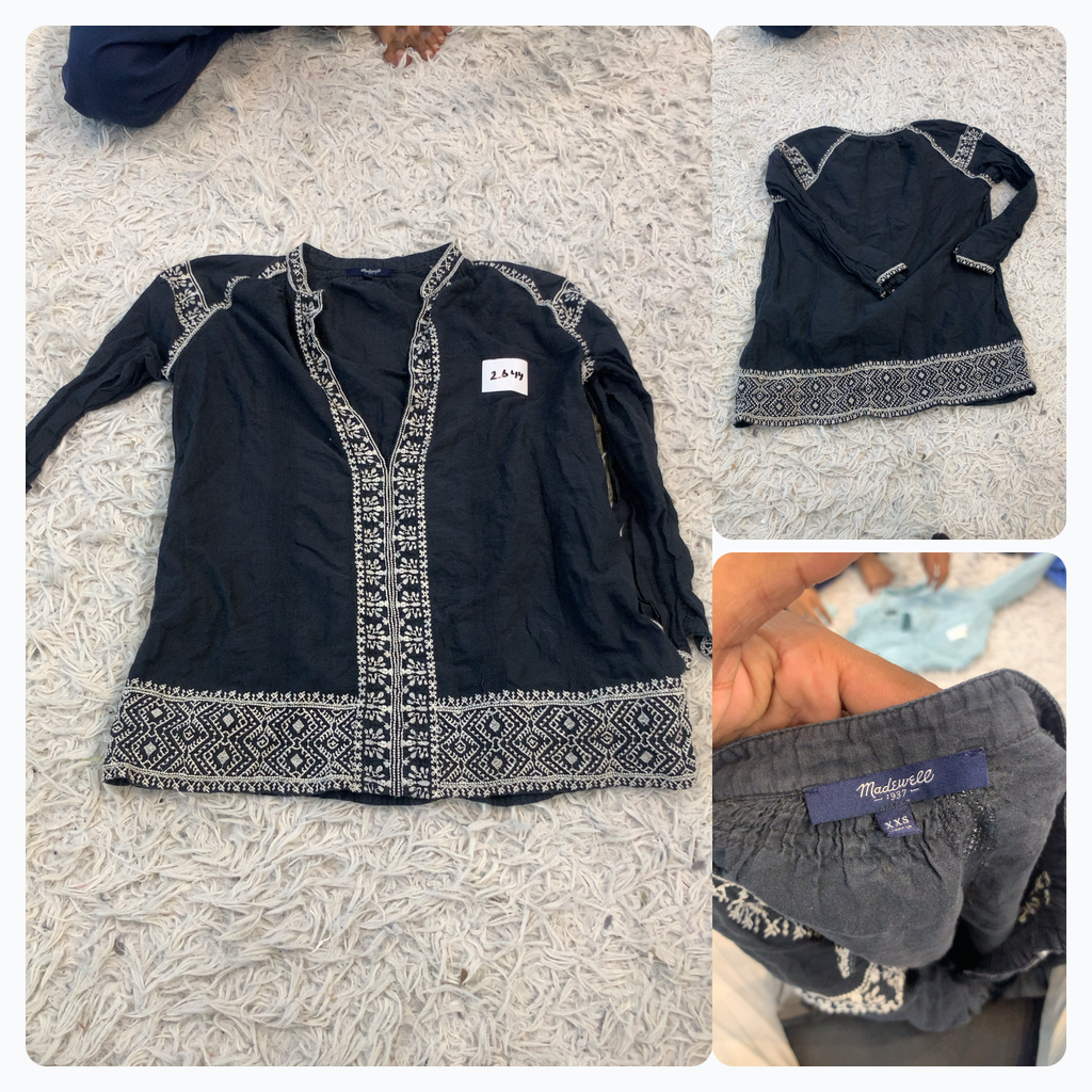 Blusa Bordada Madewell