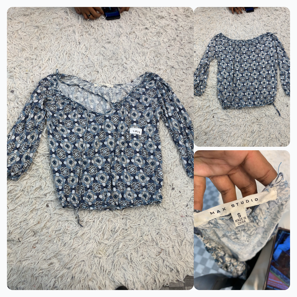 MAX STUDIO Printed Blouse