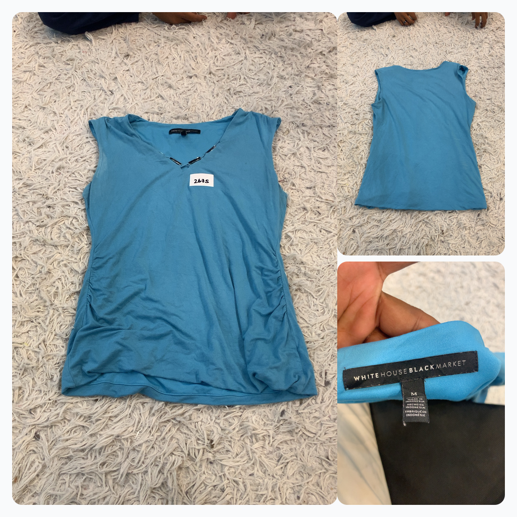 Blusa Sem Mangas Feminina