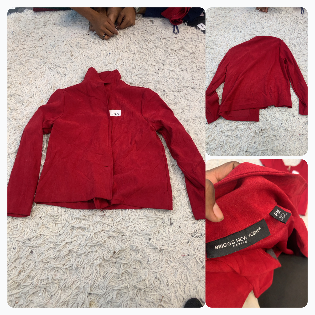 Briggs New York Petite Red Jacket