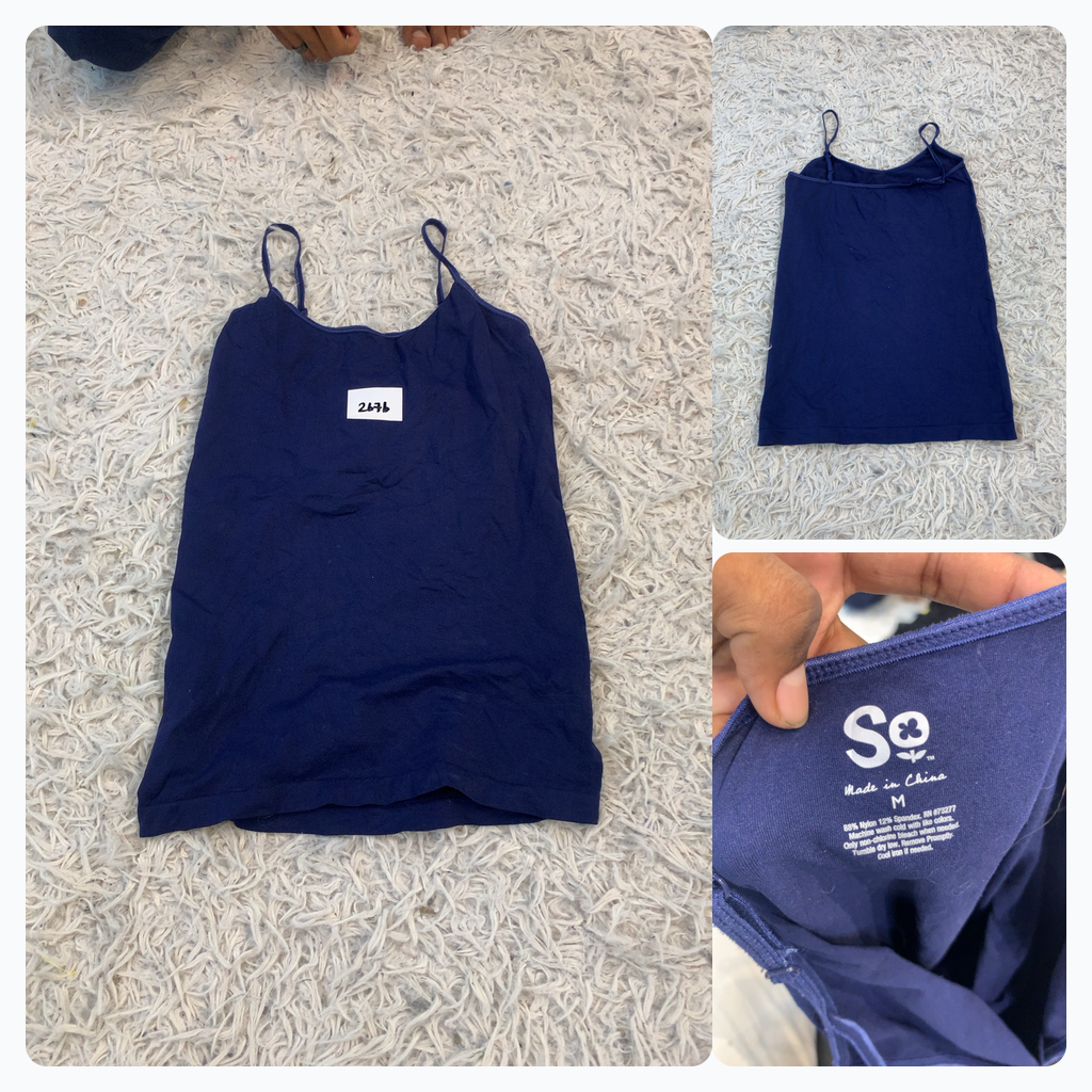 SO Blue Cami Top