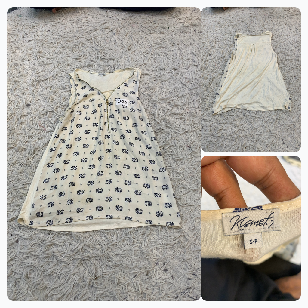 Vestido Mini Sin Mangas Kismet