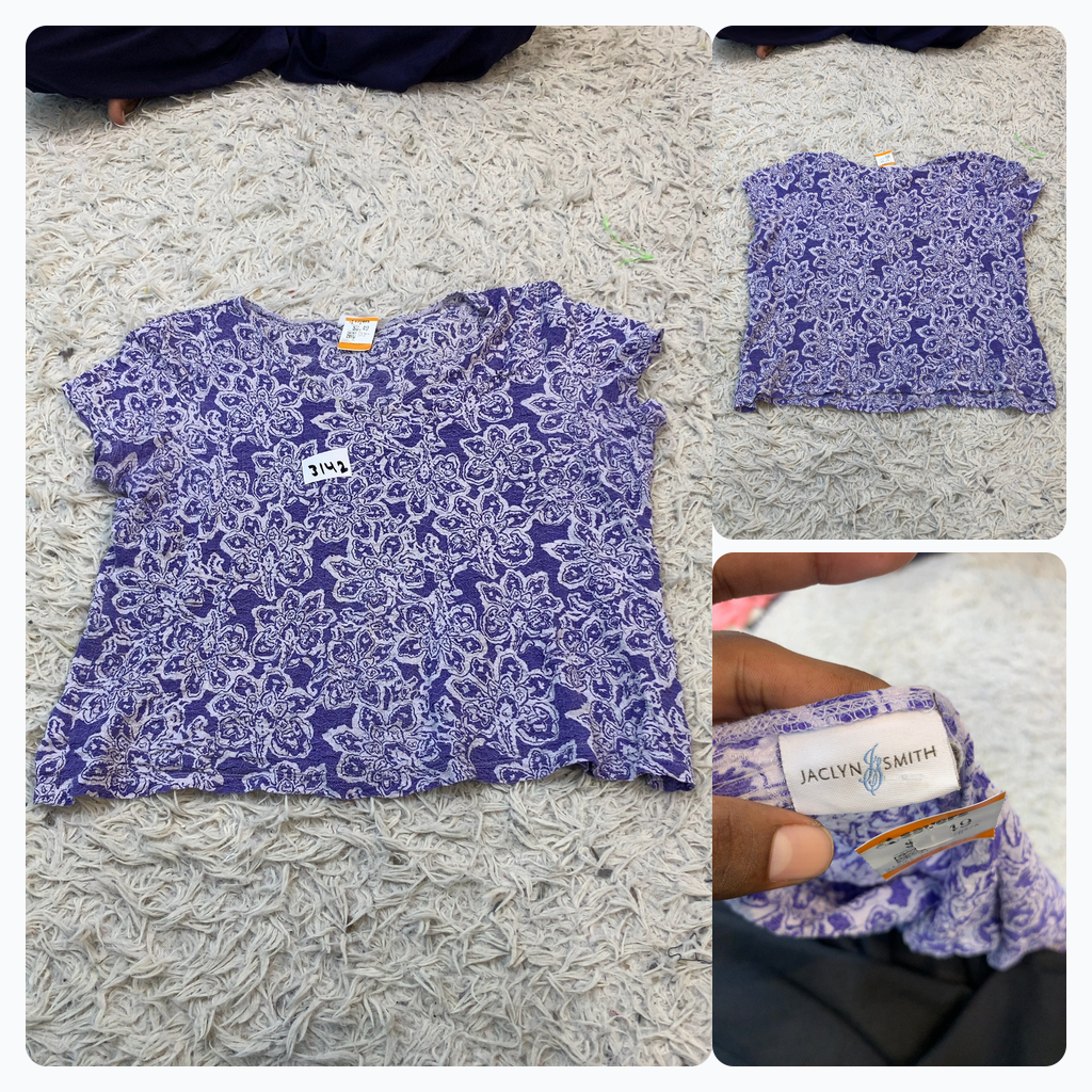 T-shirt à imprimé floral Jaclyn Smith
