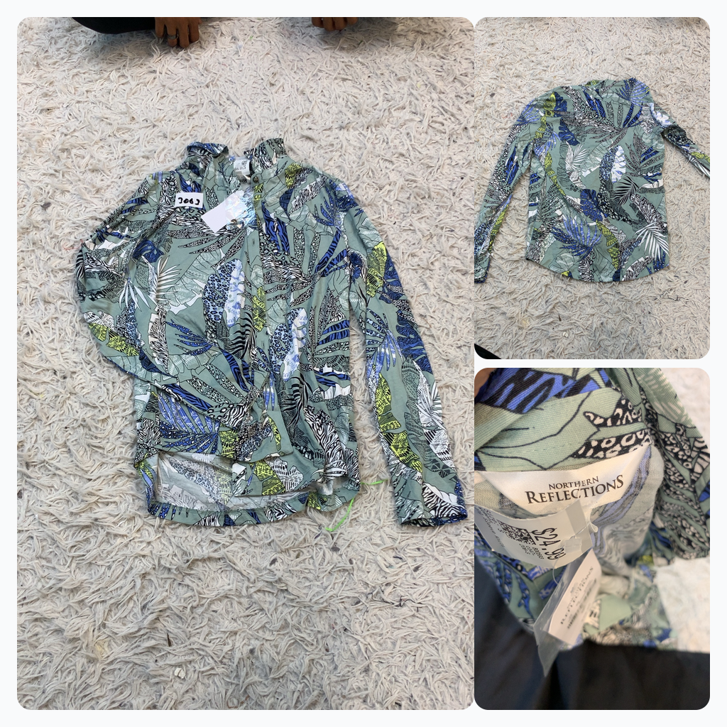 Camisa de manga larga con estampado floral Norther..