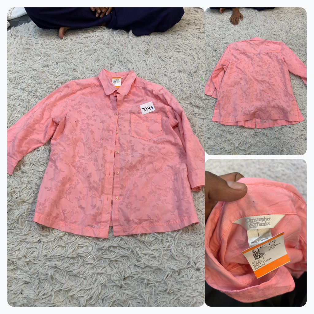 Chemise à boutons florale Christopher & Banks