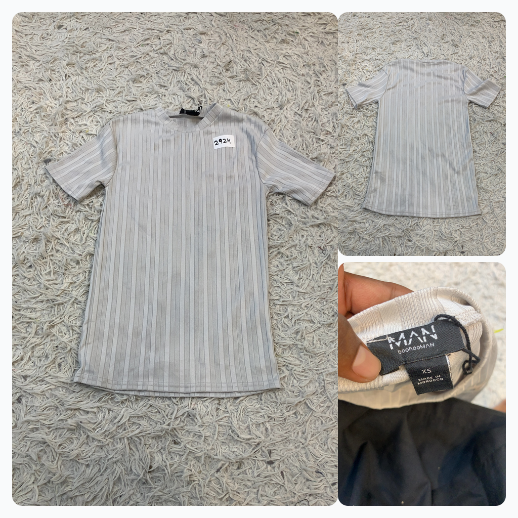 BoohooMAN Vestido de Camiseta Rayado