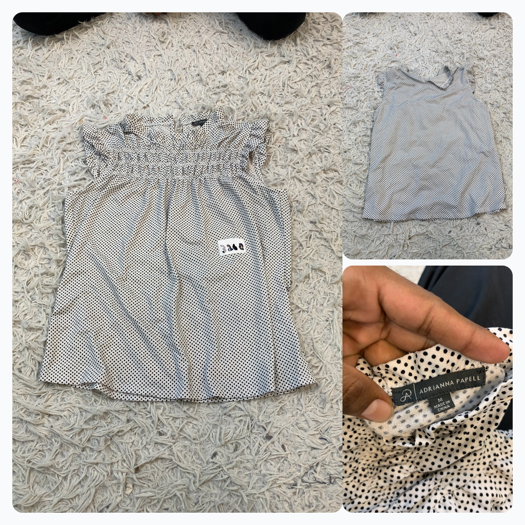 Blouse à pois Adrianna Papell