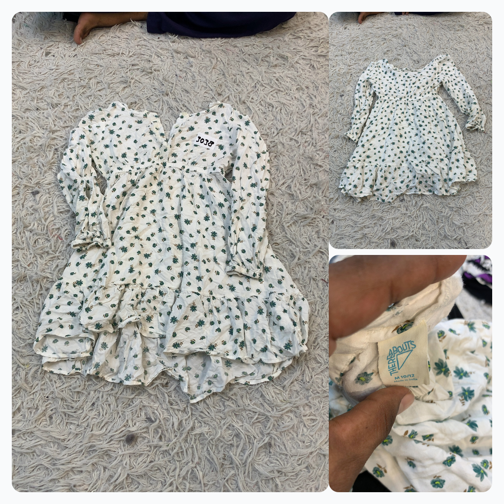Vestido Mini con Estampado Floral