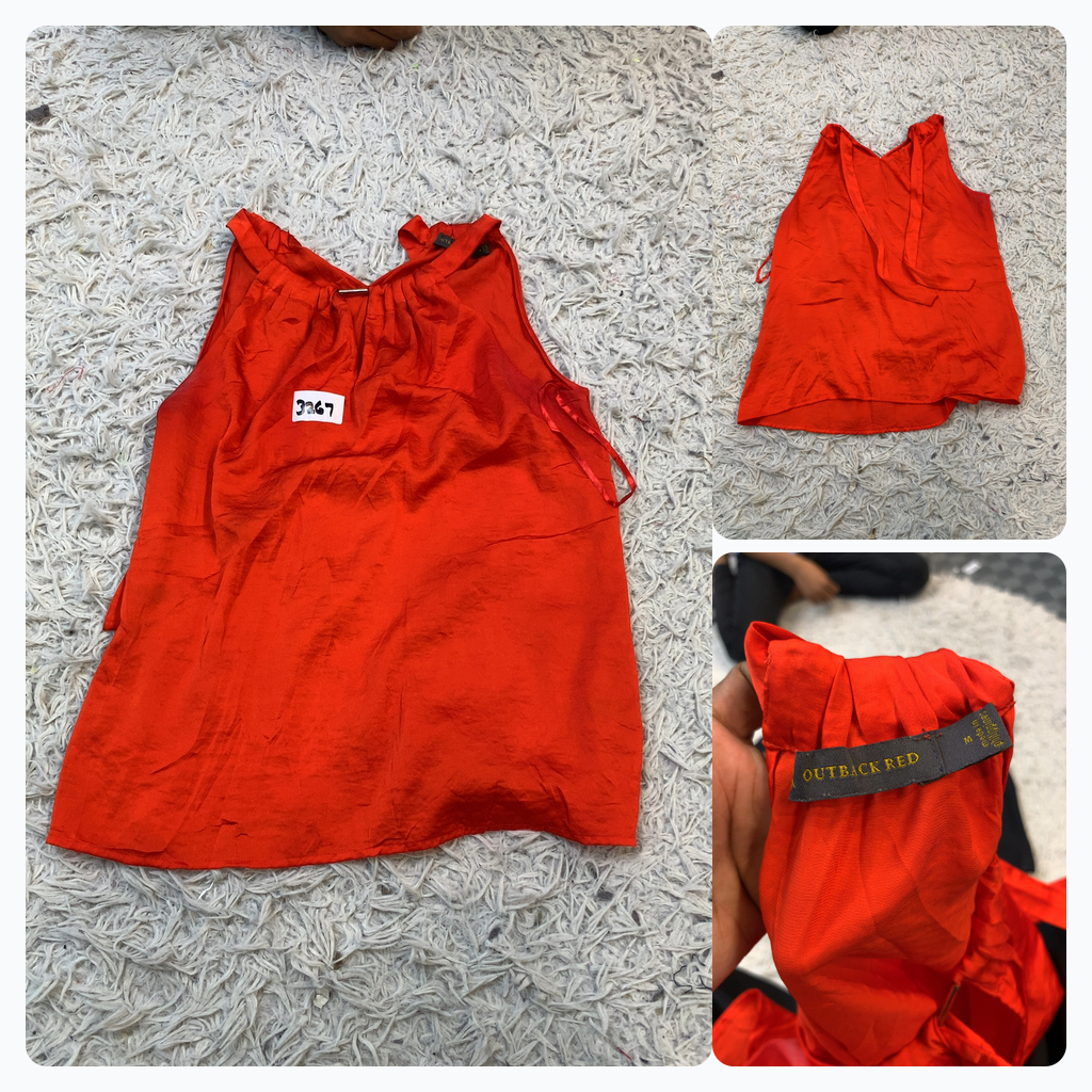 Blusa sin mangas Outback Red