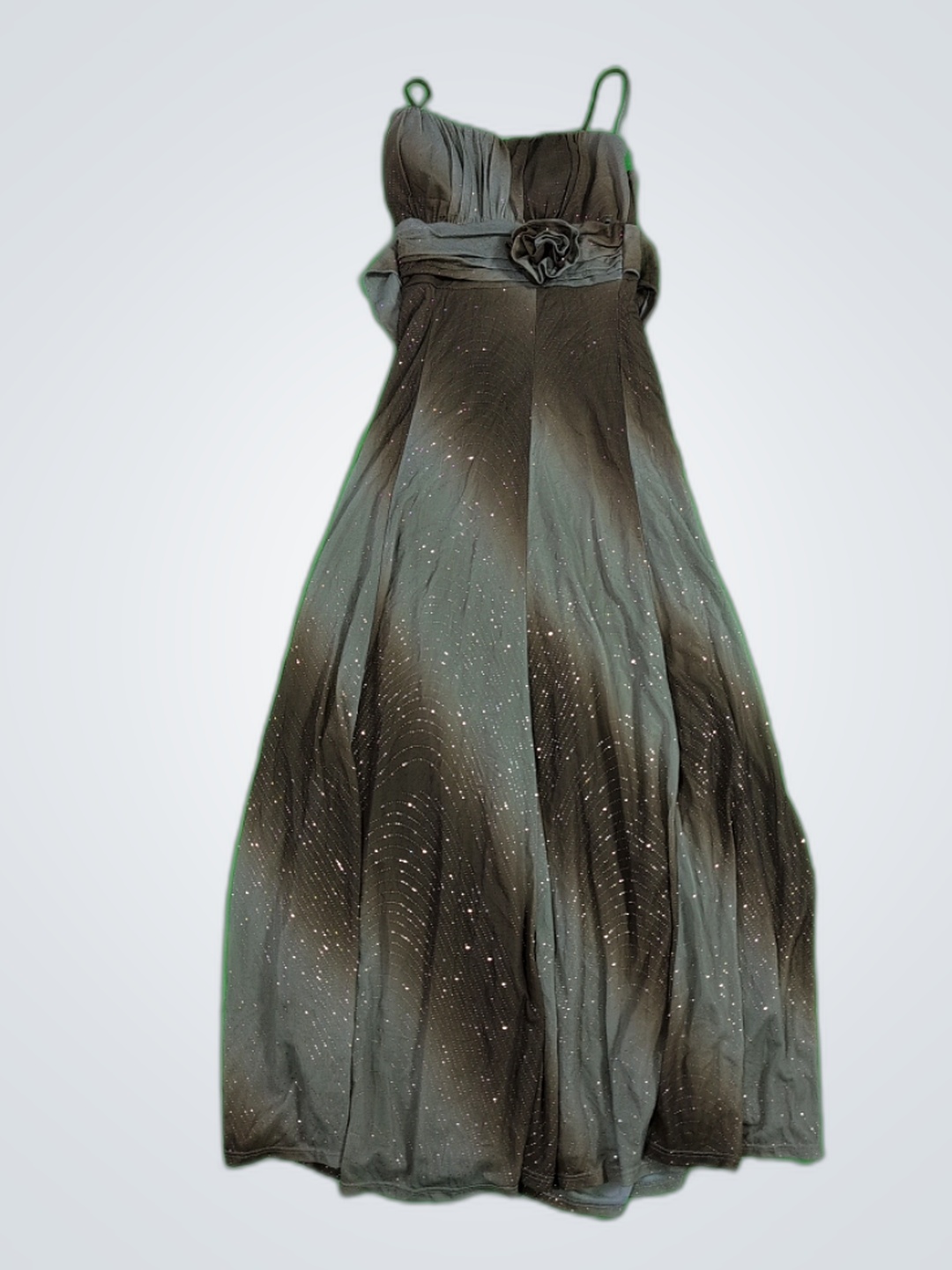 Vestido de Evening Verde La Scala