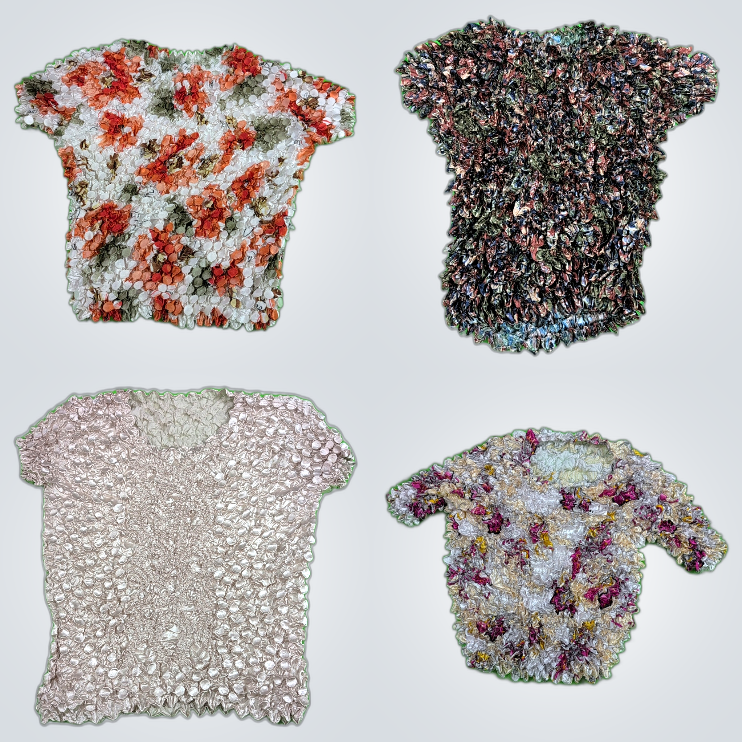 Ruffled Knit Blouses Bundle