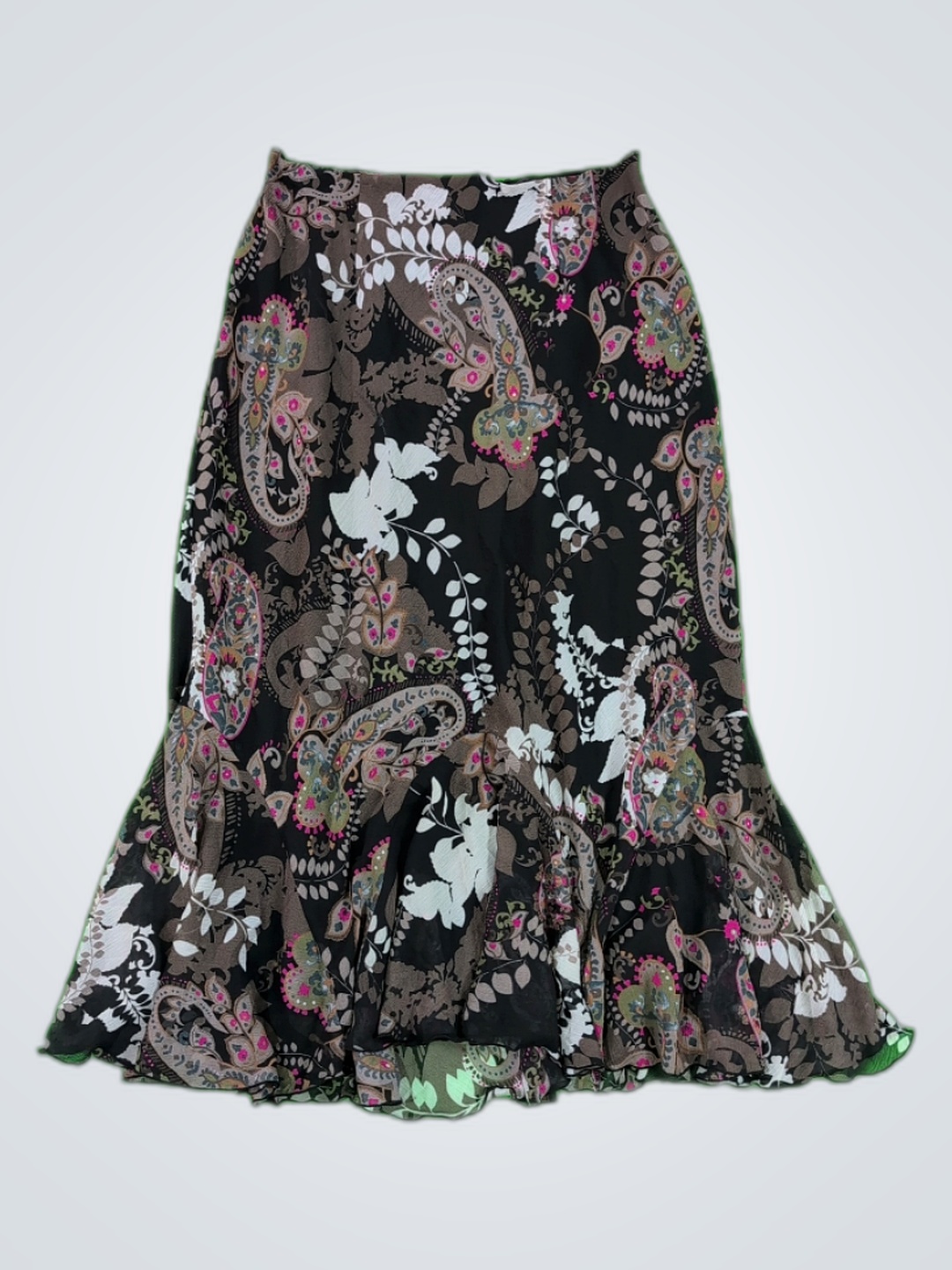 Cato Printed Midi Skirt