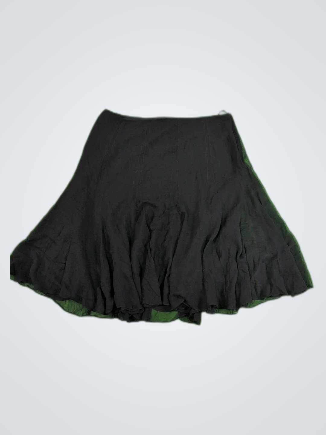 Ralph Lauren Black Polyester Mini Skirt