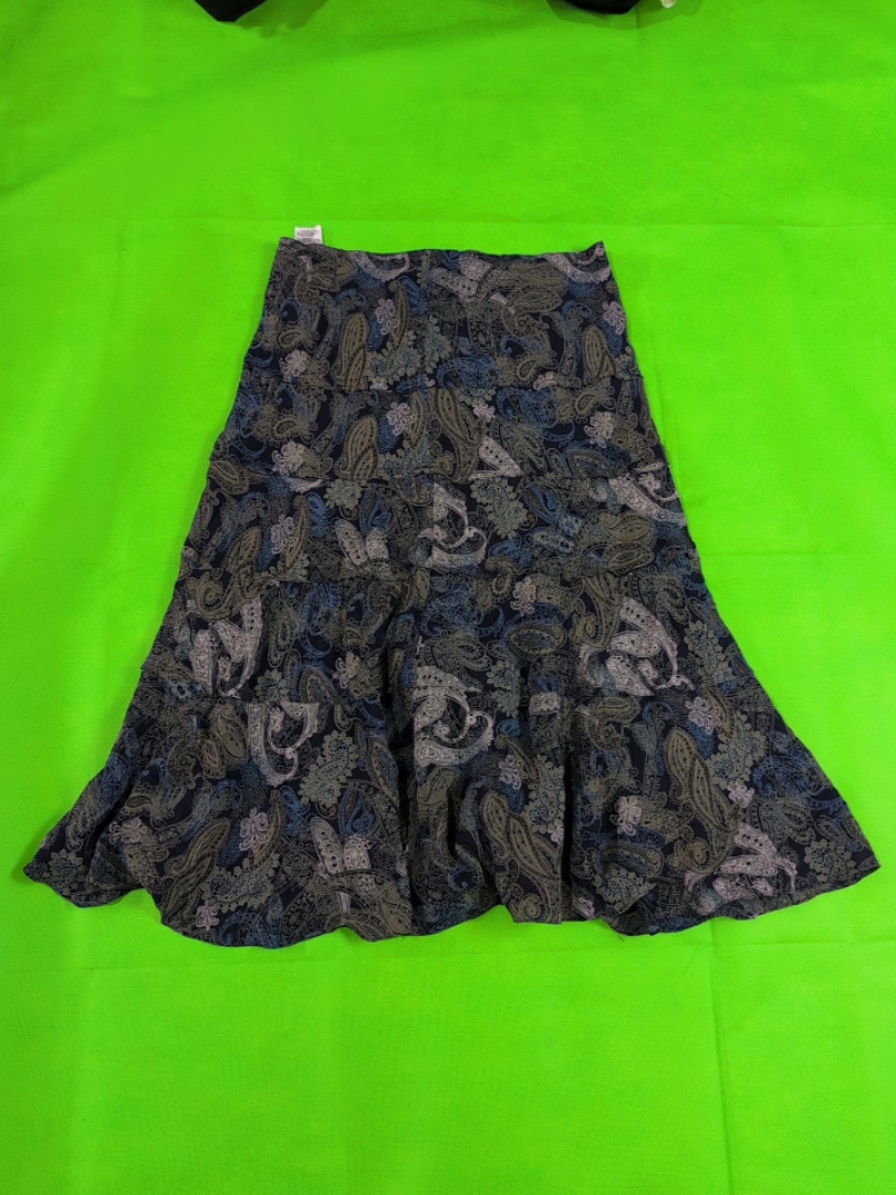 DKNY Printed Midi Skirt