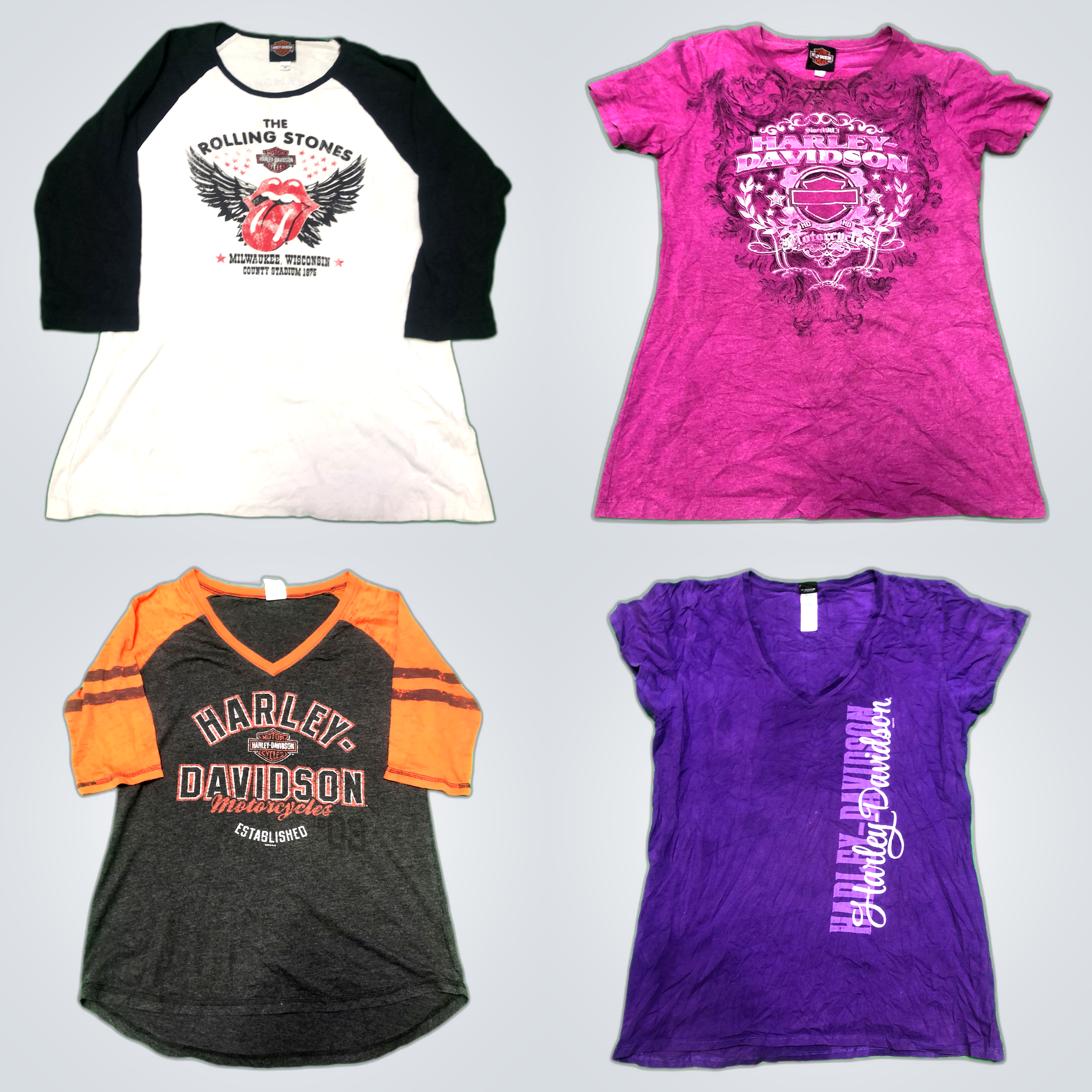 Harley-Davidson T-Shirt Bundle - 10 Pack Motorcycl..