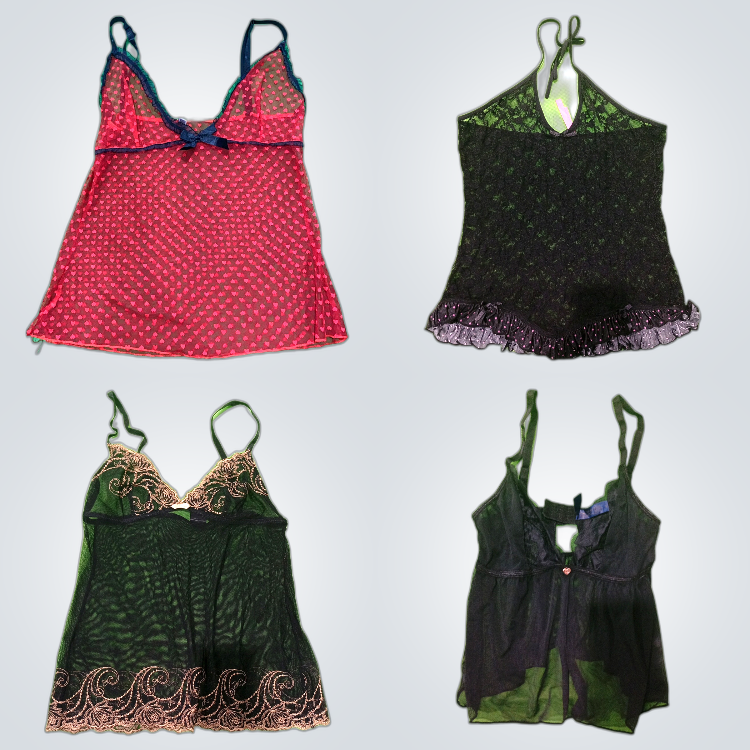 Y2K Spitzenbesatz-Camisoles