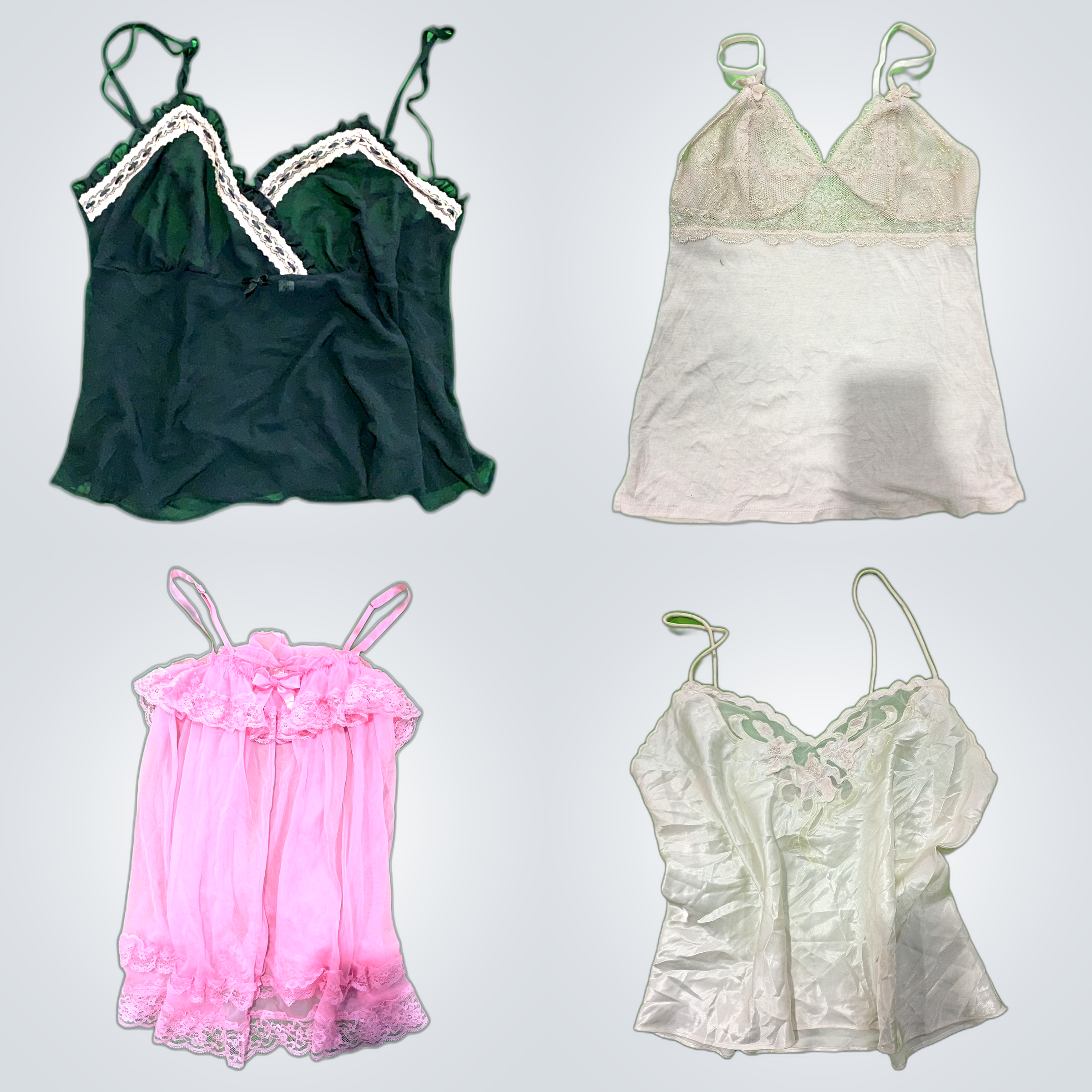 Victoria's Secret Y2K Lace Trim Camisoles