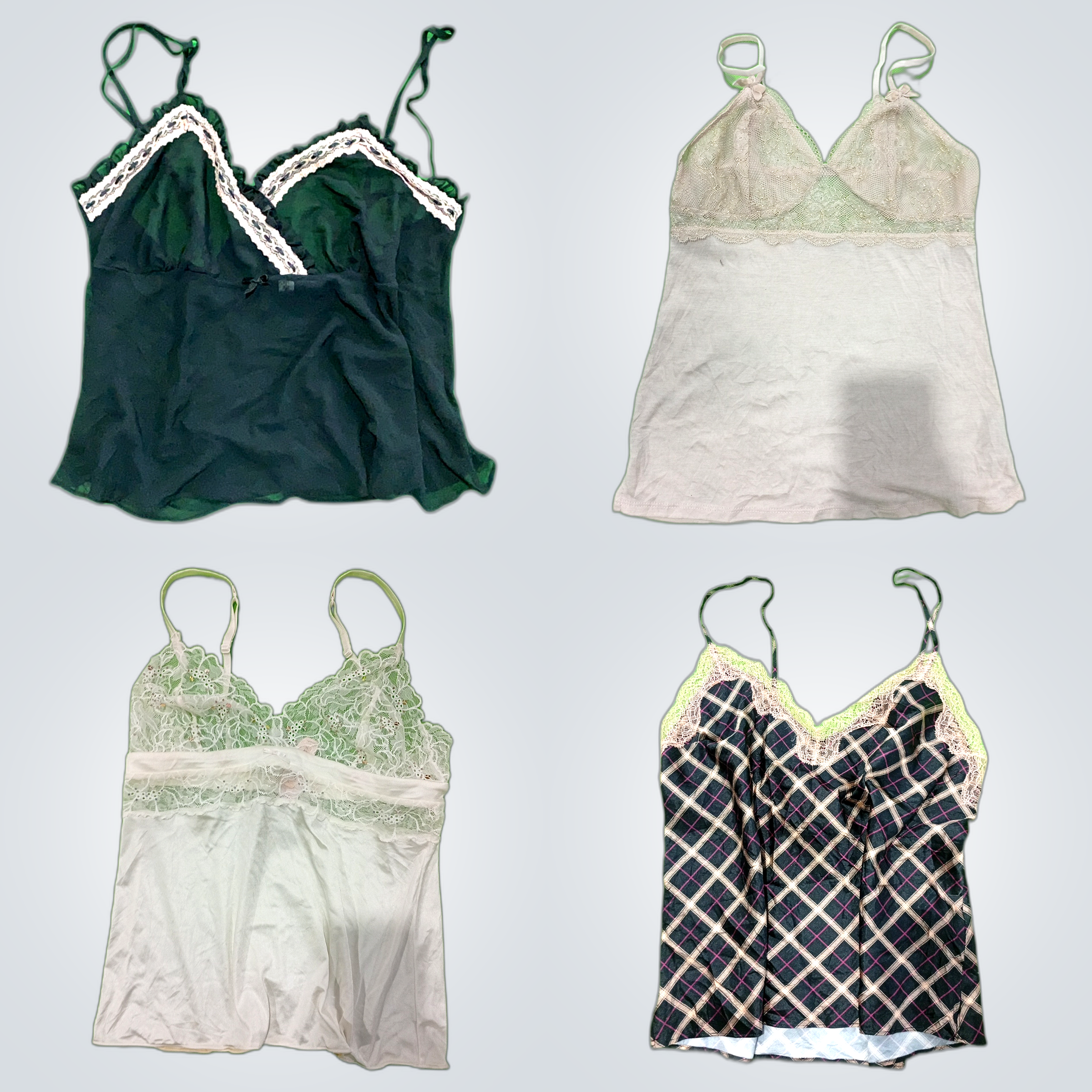 Victoria's Secret Y2K Chemises à bretelles en dent..