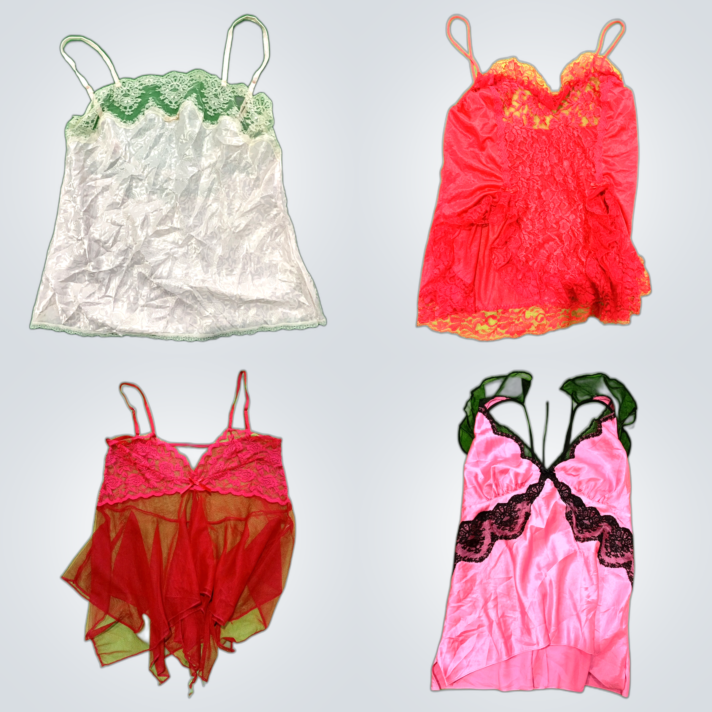 Y2K Lace Trim Camisoles