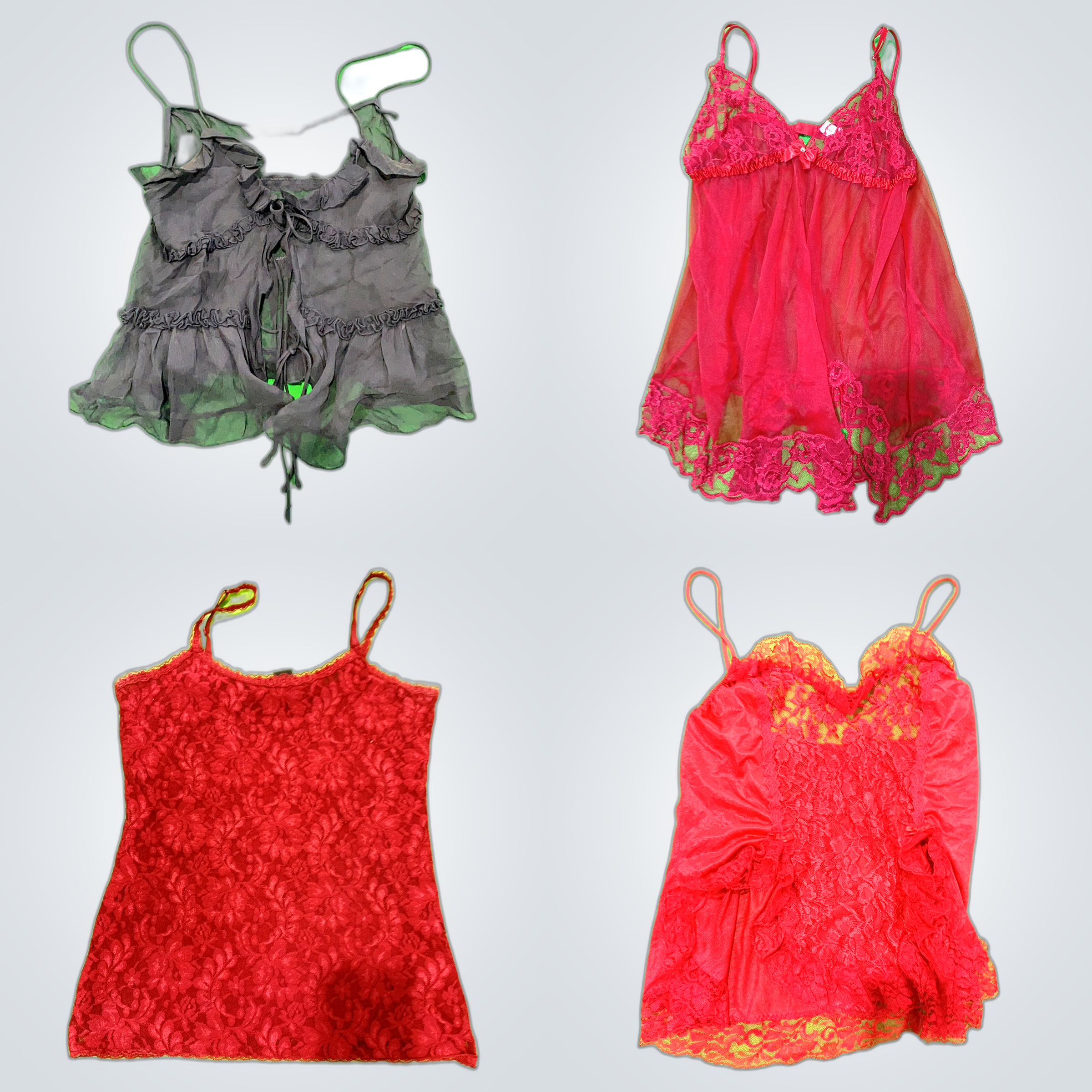 Y2K Spitzen-Camisoles Bundle