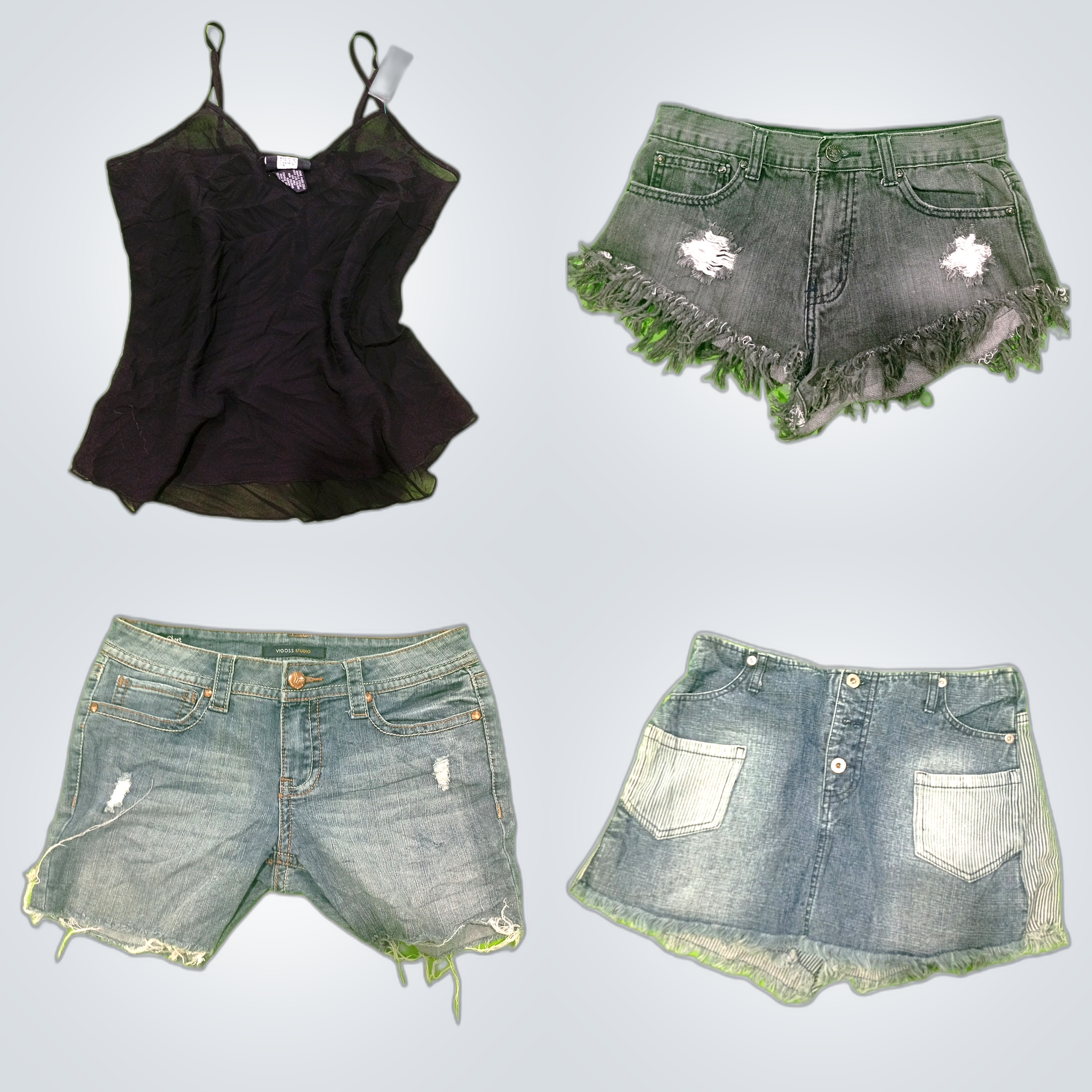 Shorts en denim Guess Y2K