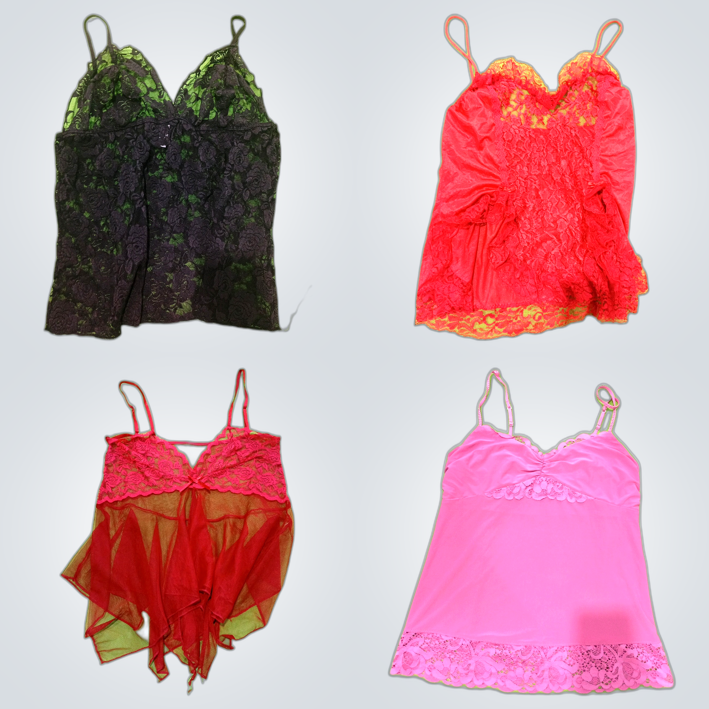 Y2K Lace Trim Camisoles