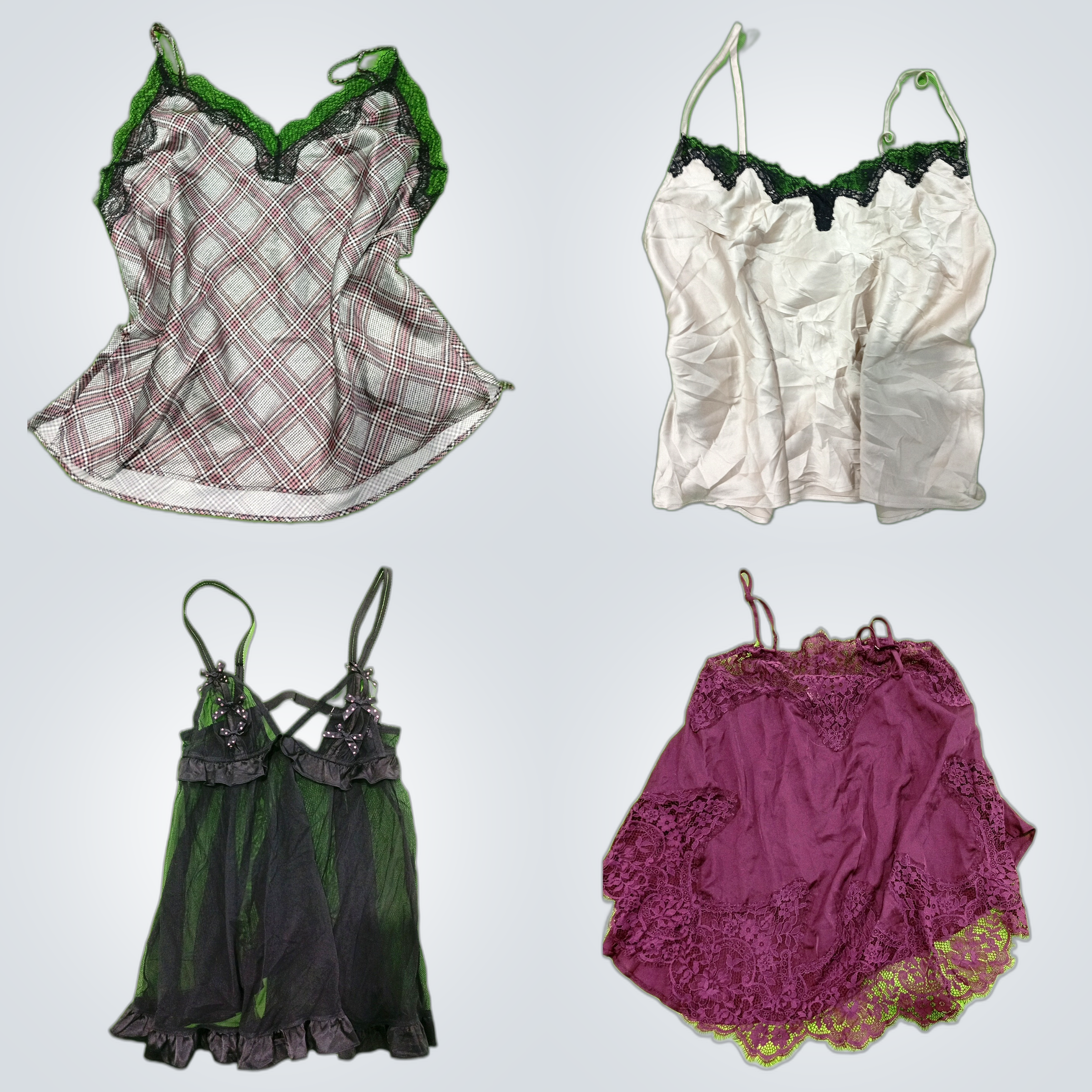 Victoria's Secret Y2K Lace Trim Camisoles
