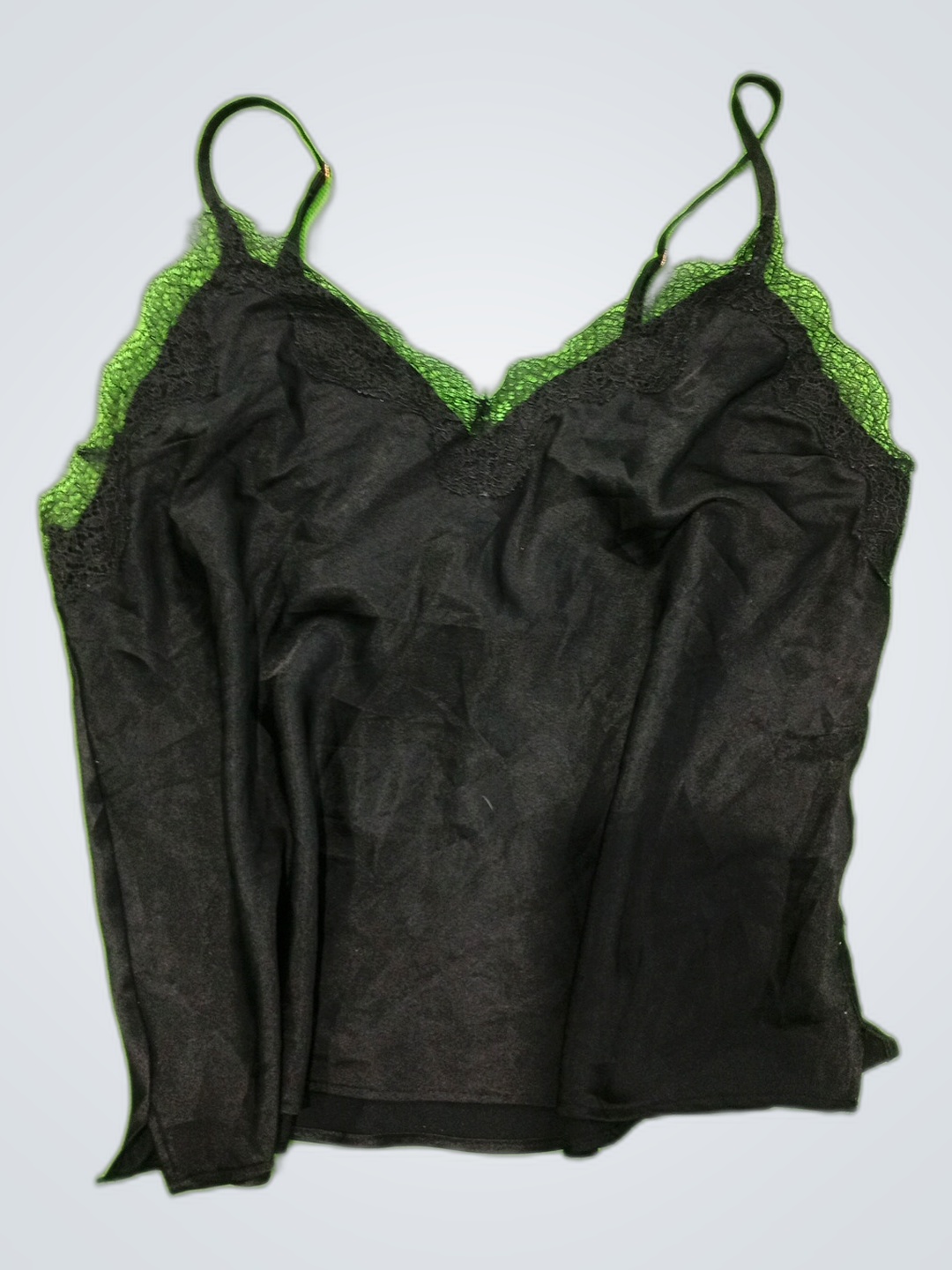 Victoria's Secret Black Lace Trim Camisole