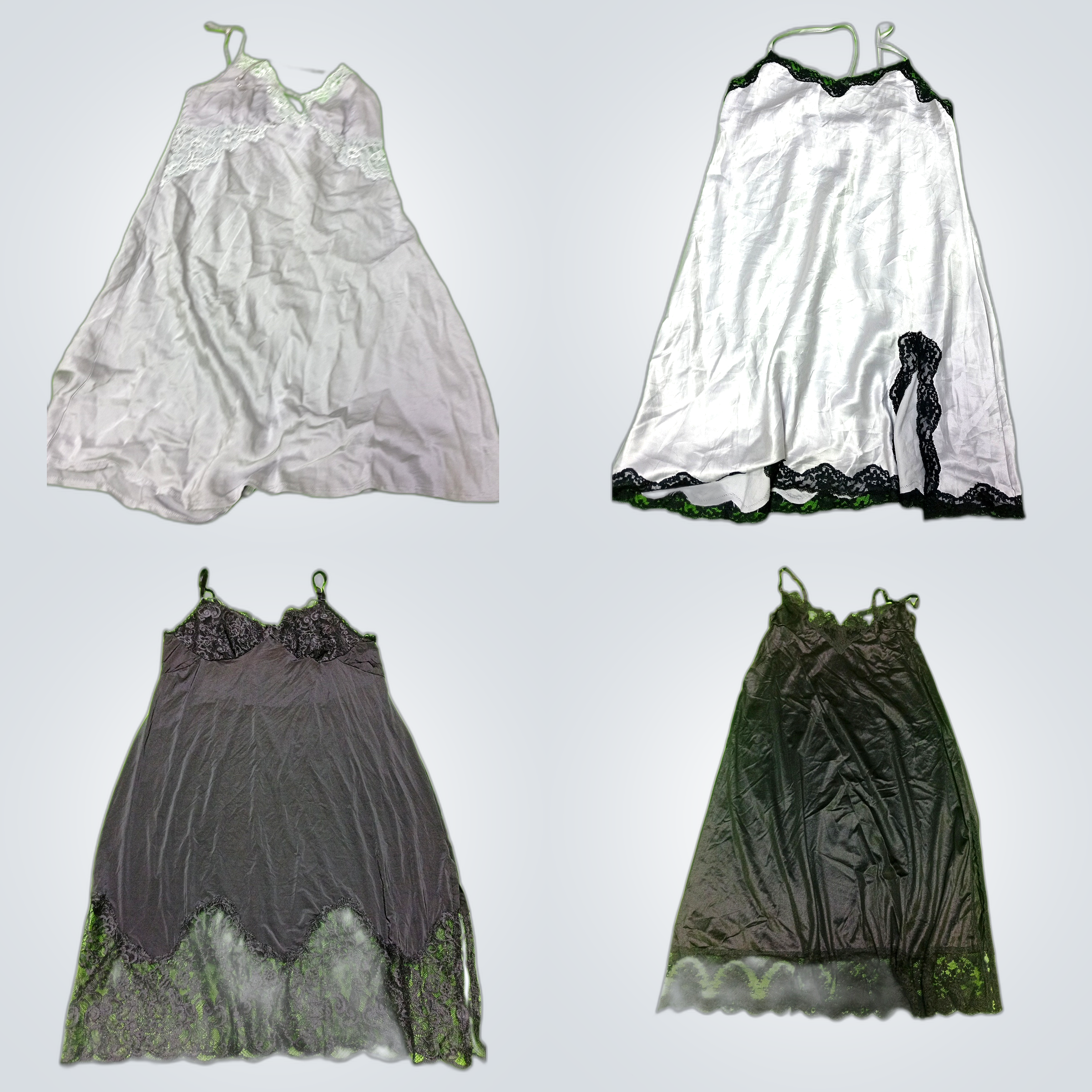 Y2K Satin Slip Dresses