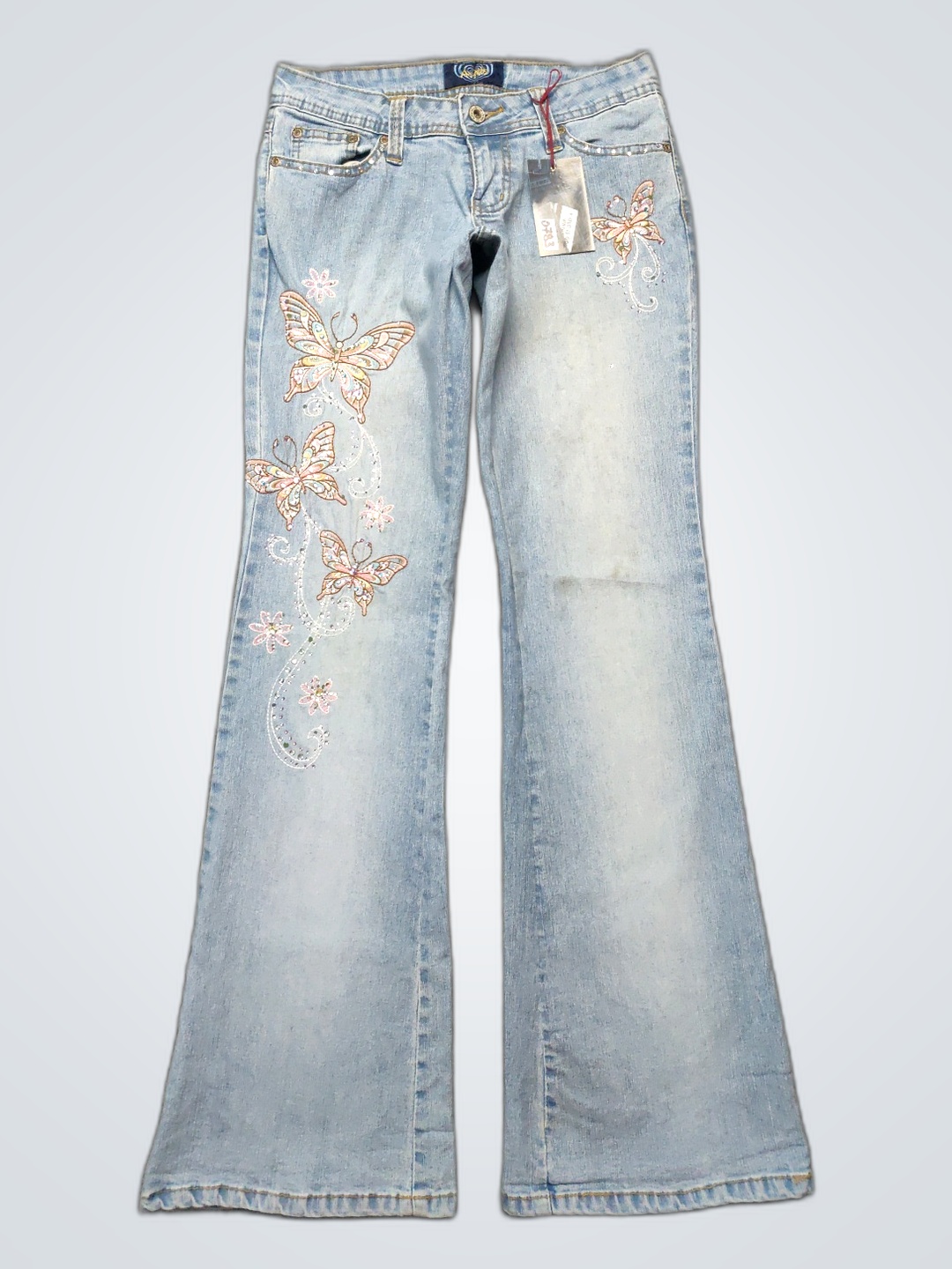 Rock & Republic Low-Rise Flared Jeans