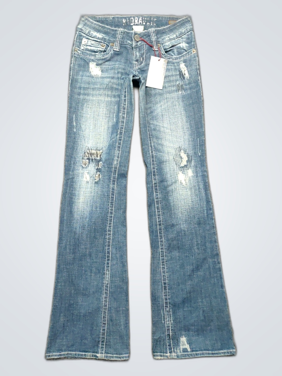 Diesel Distressed Bootcut Jeans