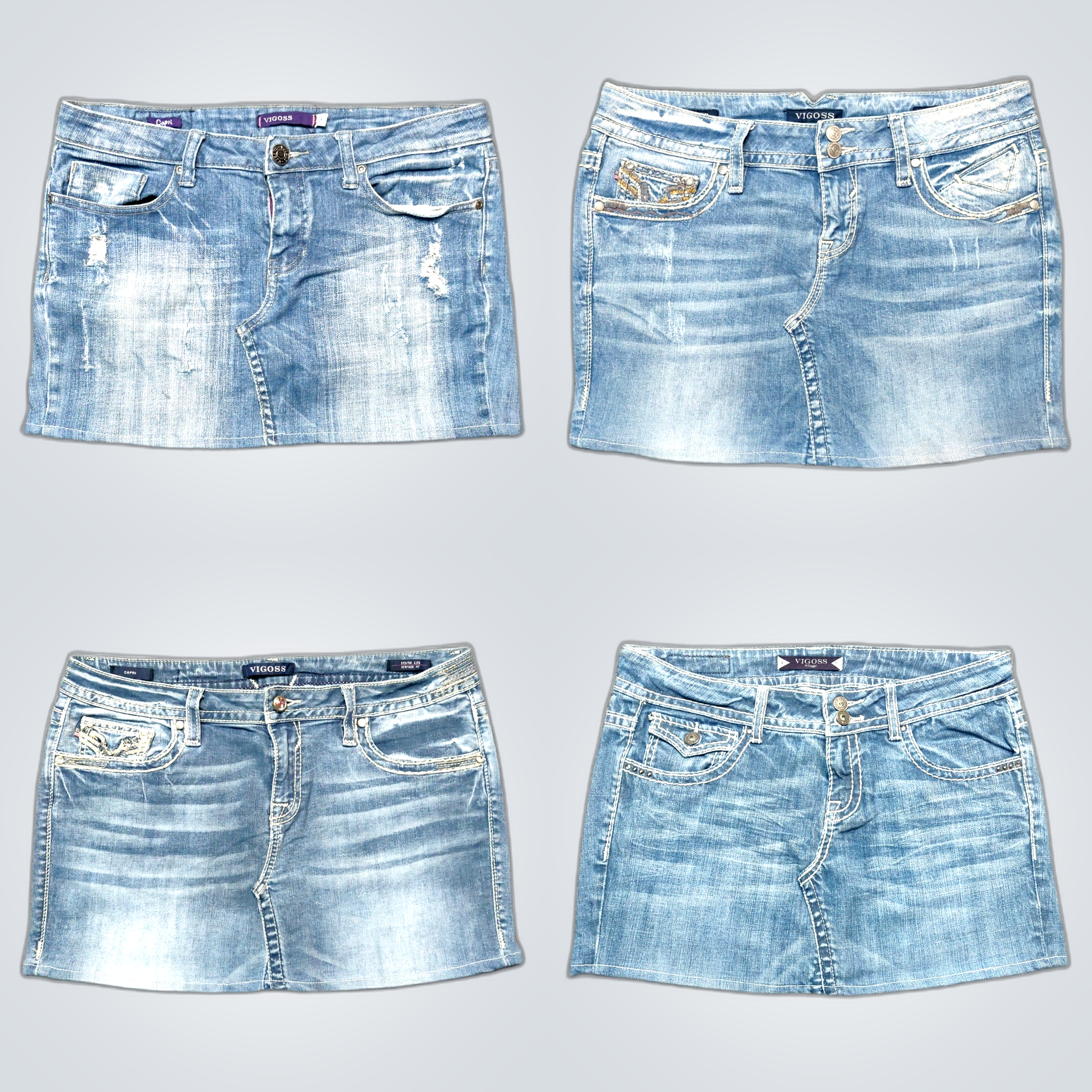 Vigoss Denim Skirt Bundle
