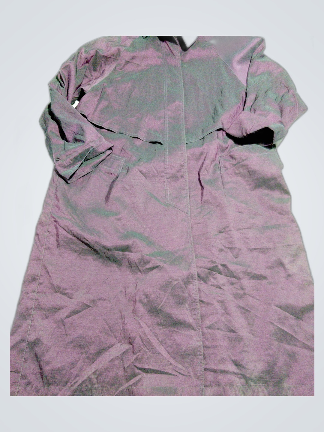 Chemise longue violette