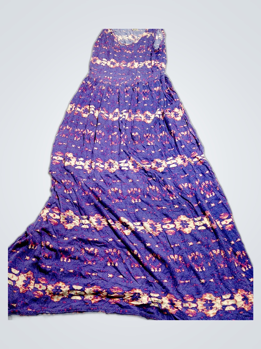 Blue Floral Maxi Dress