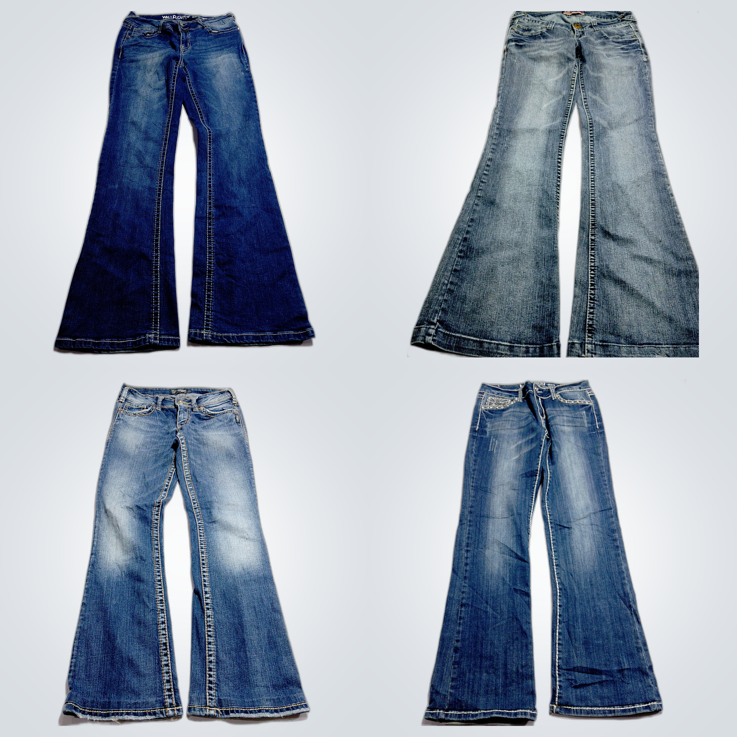 Sanft gebrauchte Denim-Bündel: Levi's, Wallflower,..