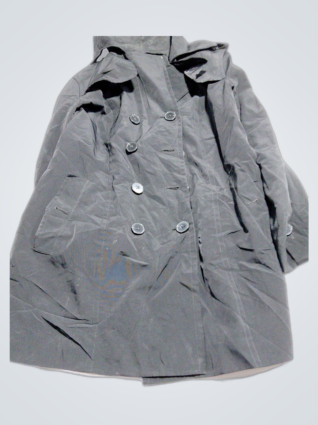 London Fog Gray Trench Coat