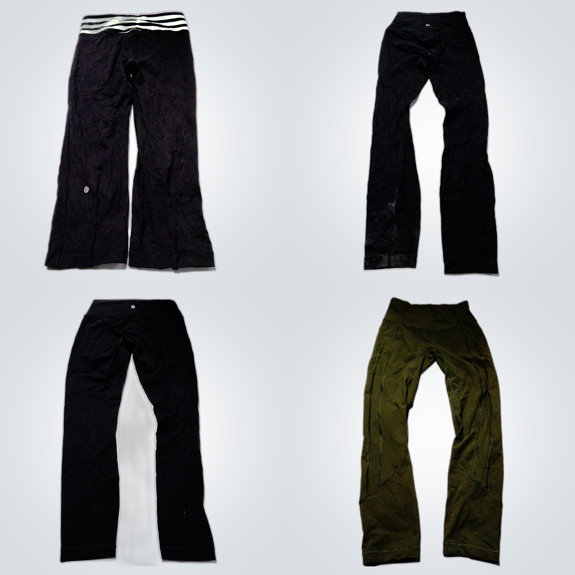 ルルレモン アクティブウェア レギング バンドル 10ピース ブラック ヨガパンツ & ショーツ ロ..