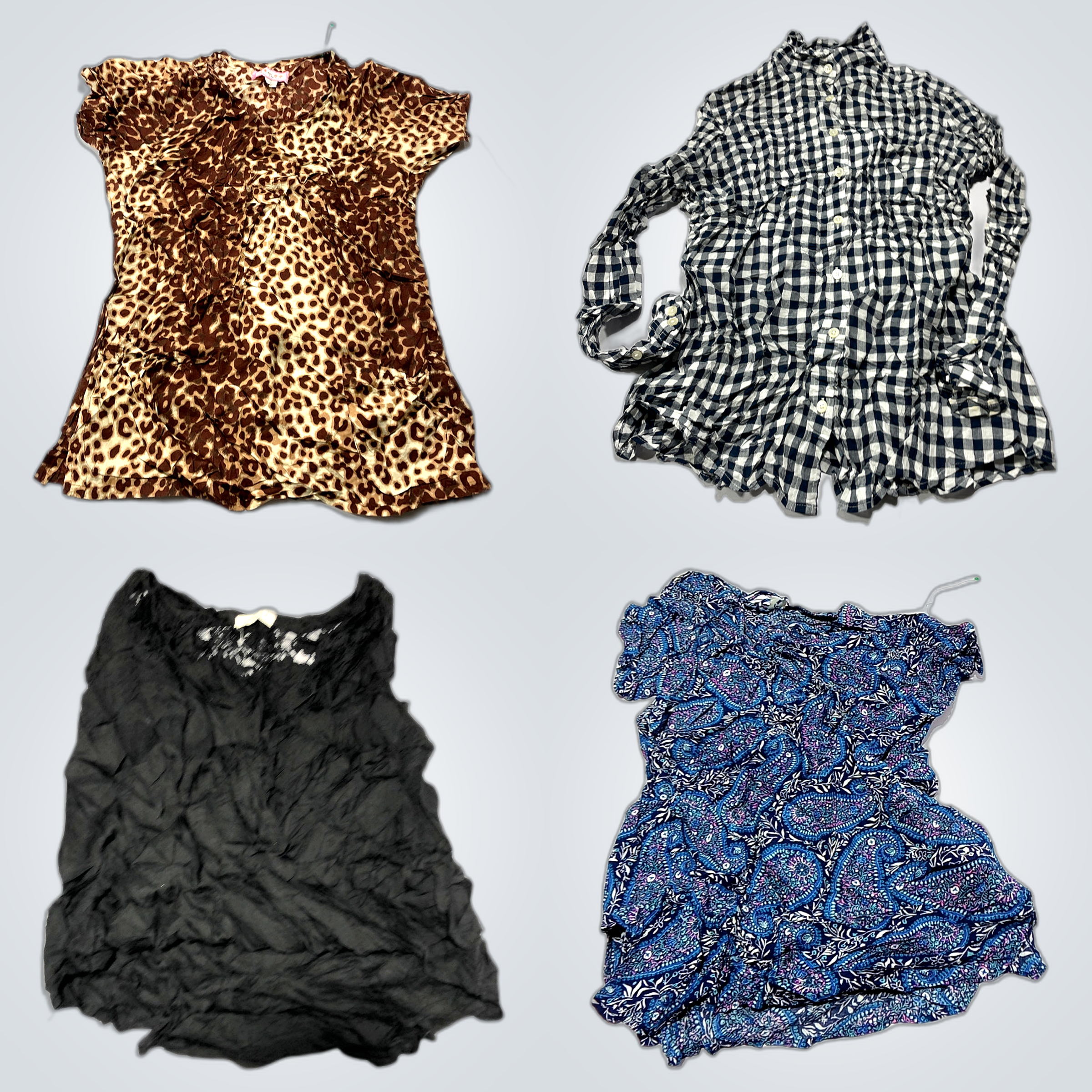 Talbots, J.Crew & Mehr Bedrucktes Blusenbündel 10 ..