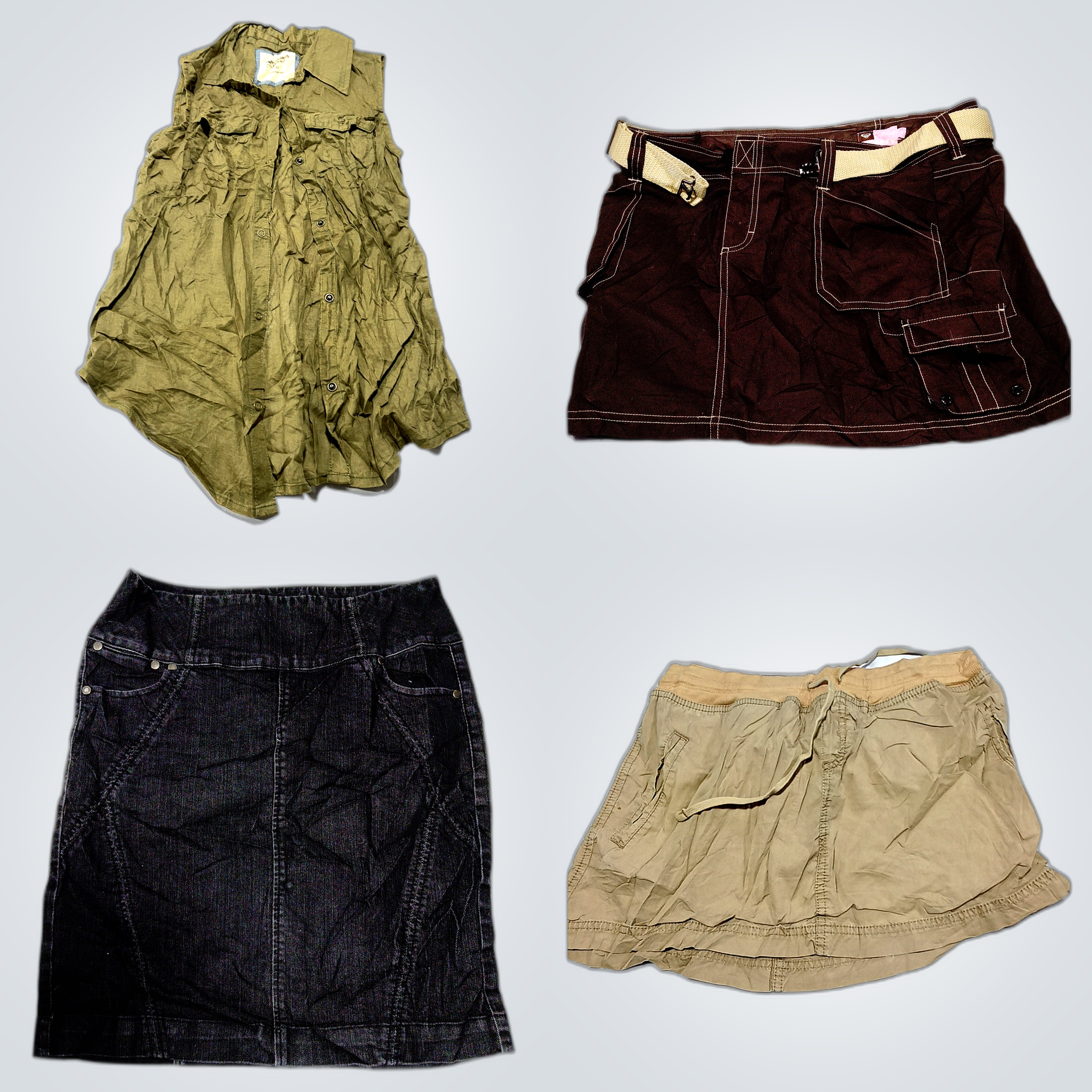 Designer Skirt Bundle Cherokee FILA Banana Republi..