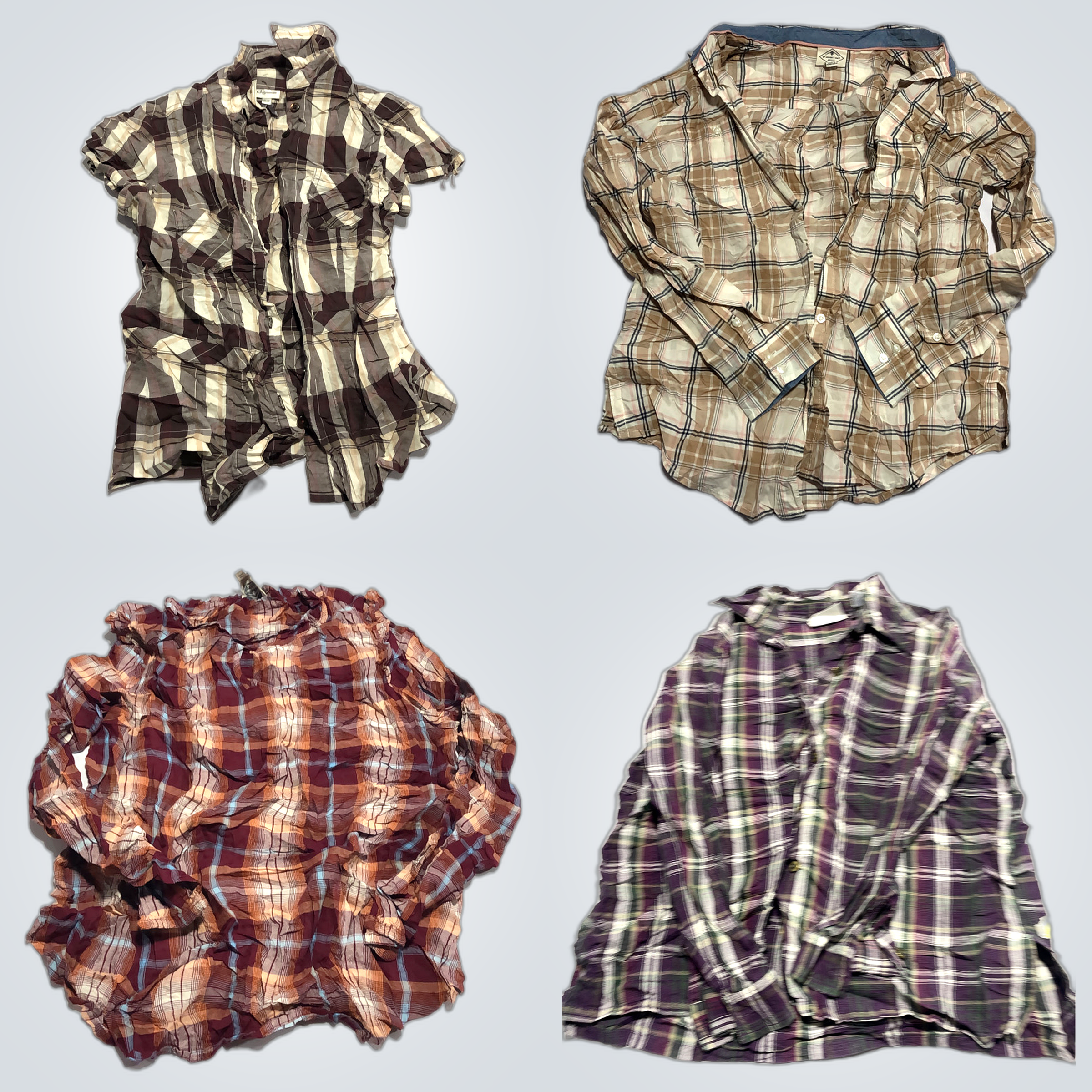 Plaid Flannel Shirt Bundle - Dynamite, Maurices, S..