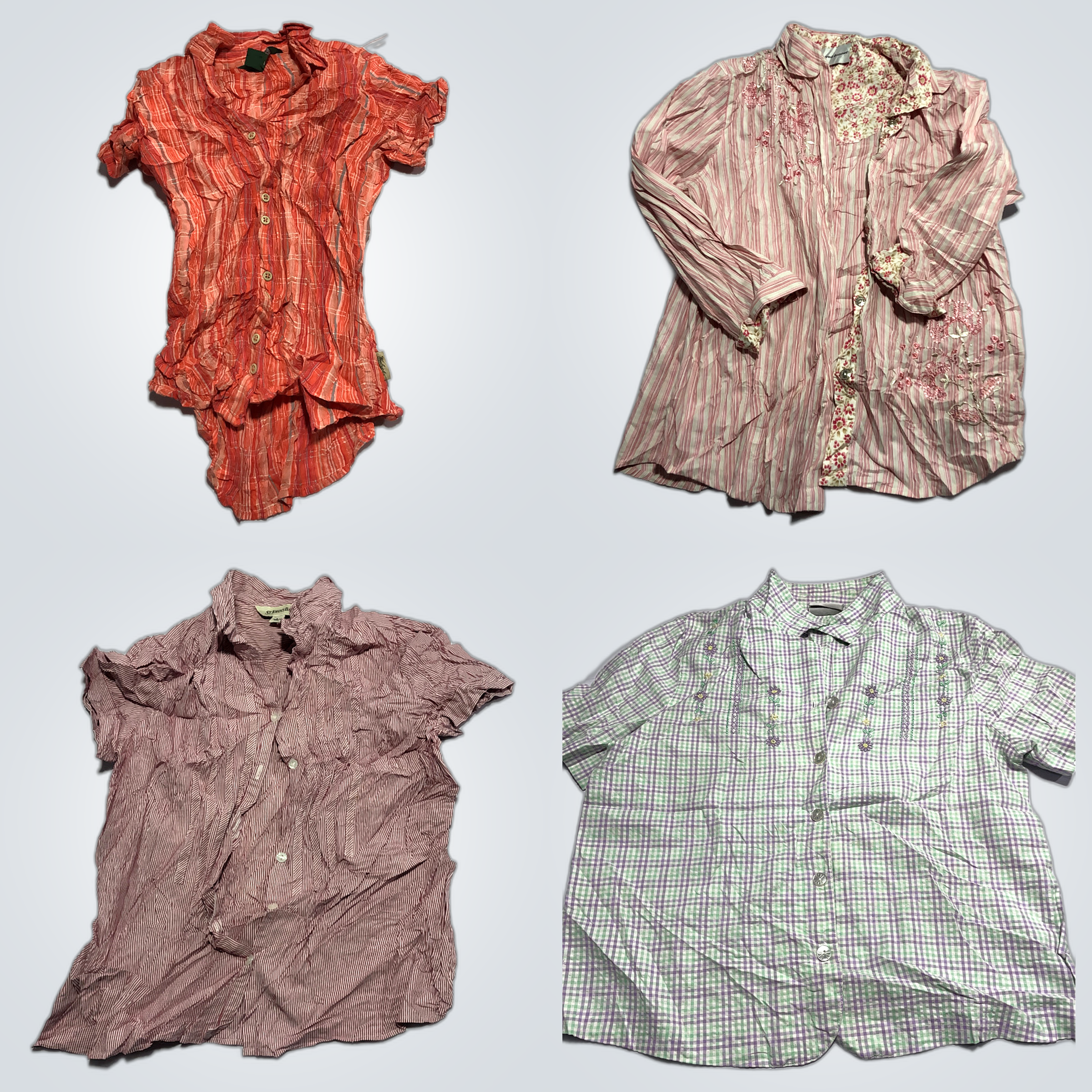 Woolrich & More Top Brands Shirt Bundle 10 Pc Wome..