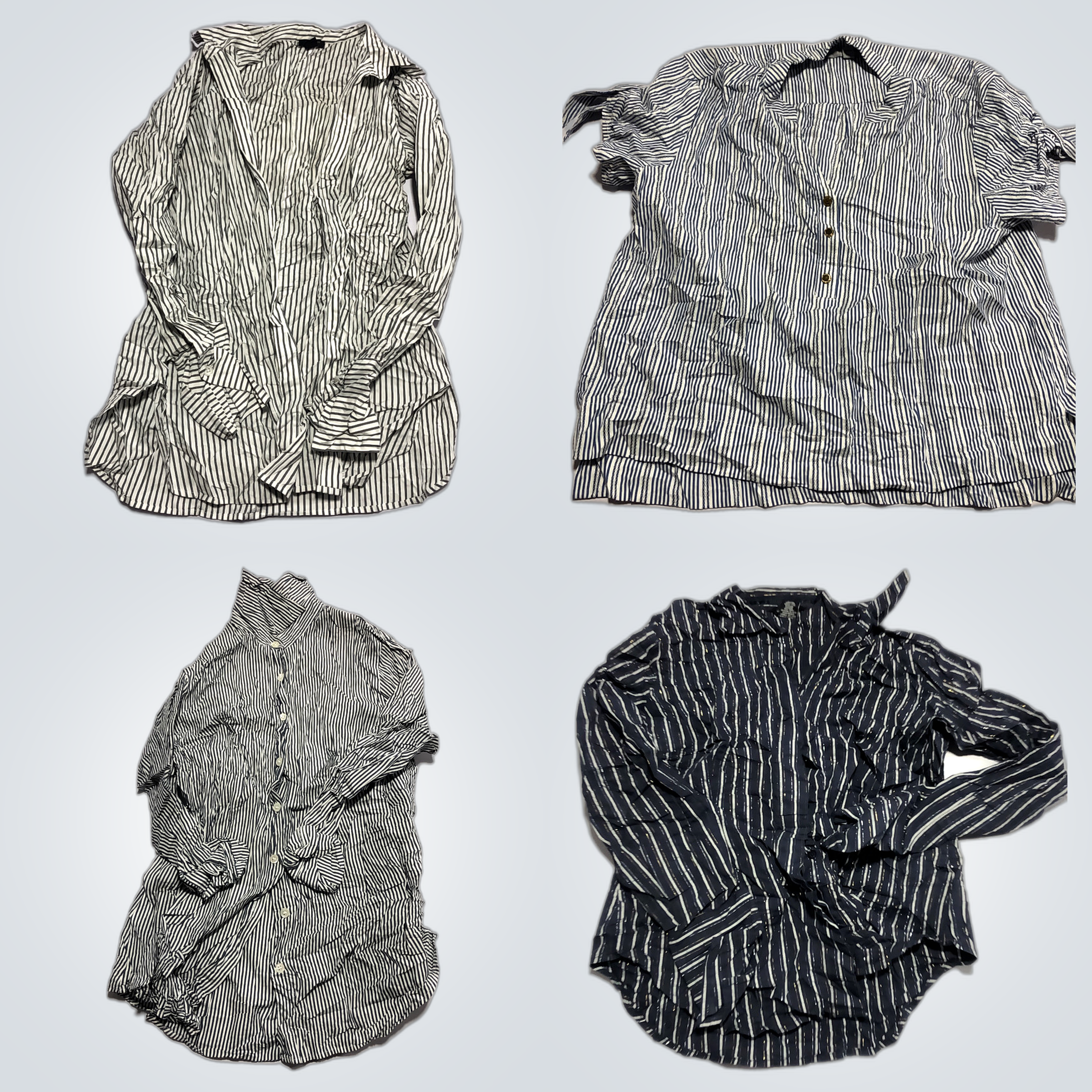 Stripy Shirts Galore Bundle Ann Taylor J.Crew GAP ..